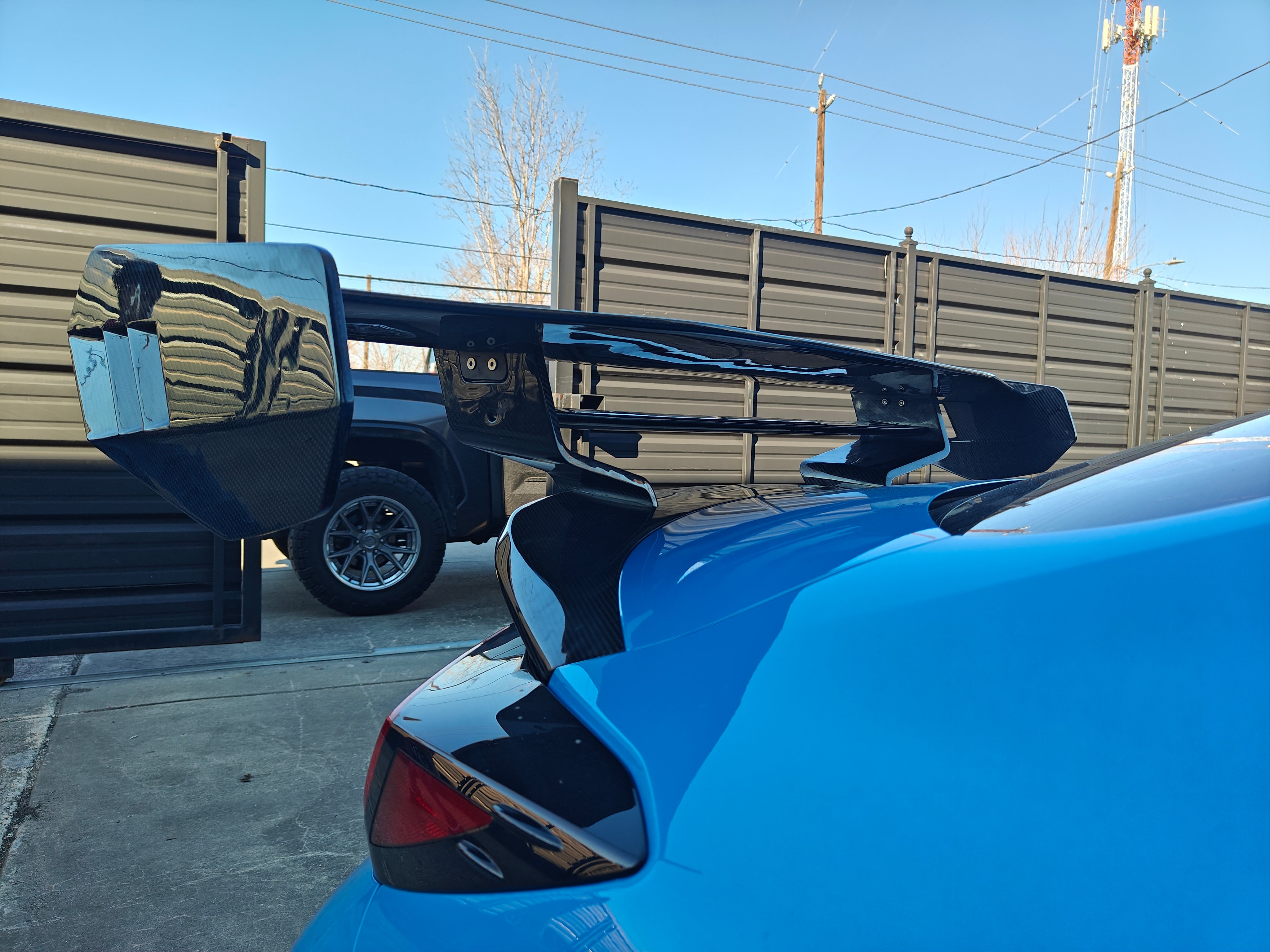 Subaru BRZ ZD8 2022-ON & Toyota GR86 ZN8 2022-ON with Aftermarket Parts - "SHINING" Extreme Rear GT Wing Carbon Fiber / FRP from Robot Craftsman