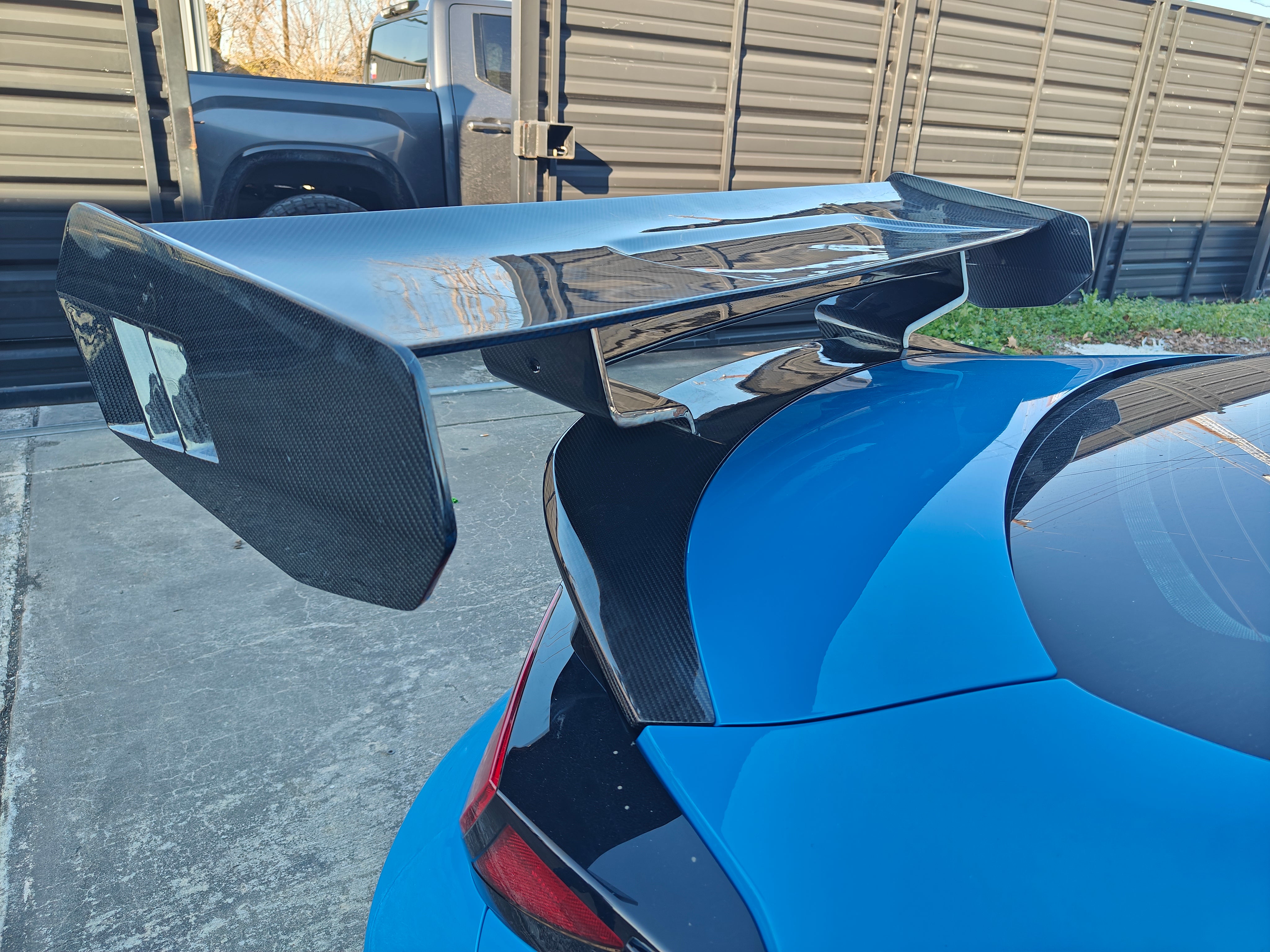 Subaru BRZ ZD8 2022-ON & Toyota GR86 ZN8 2022-ON with Aftermarket Parts - "SHINING" Extreme Rear GT Wing Carbon Fiber / FRP from Robot Craftsman
