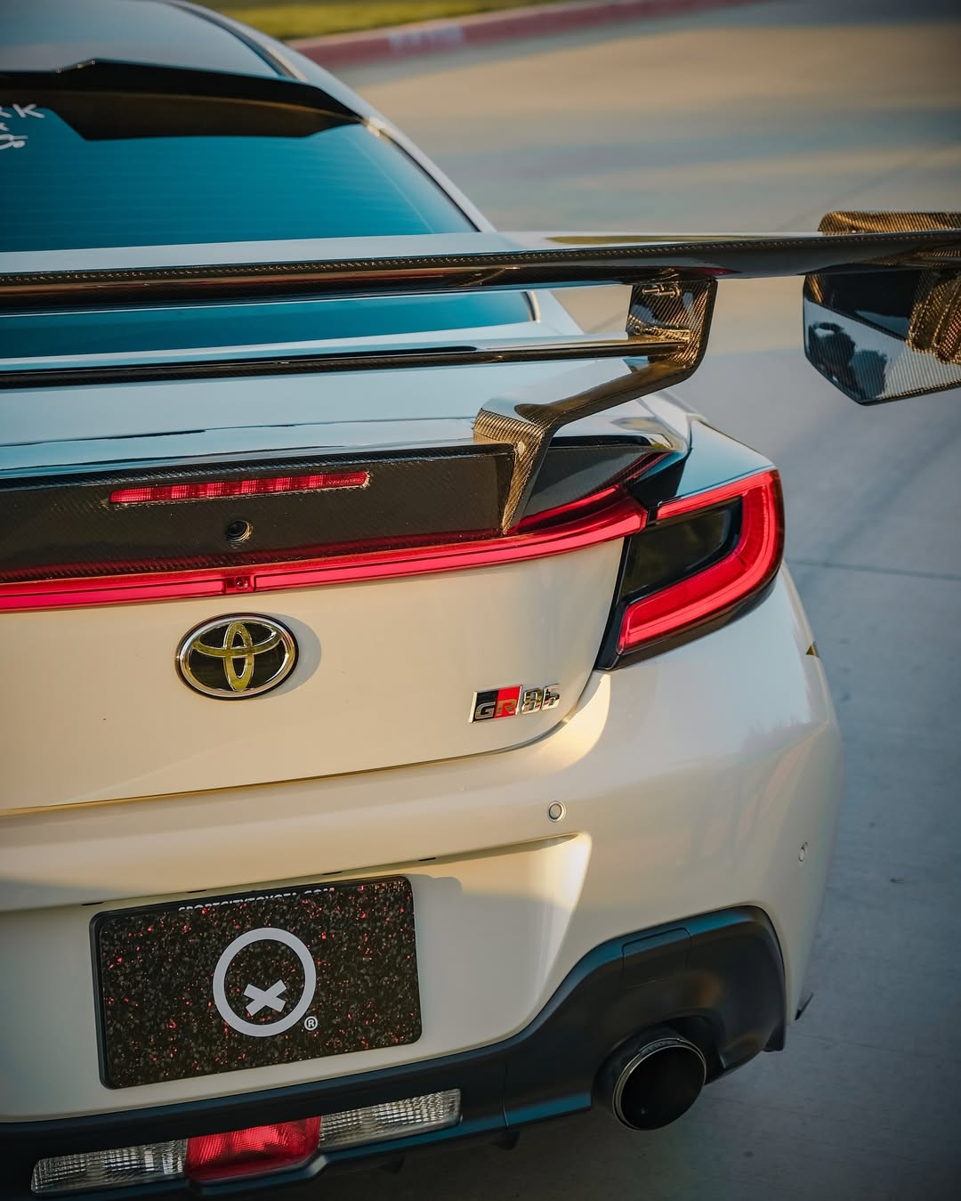 Subaru BRZ ZD8 2022-ON & Toyota GR86 ZN8 2022-ON with Aftermarket Parts - "SHINING" Extreme Rear GT Wing Carbon Fiber / FRP from Robot Craftsman