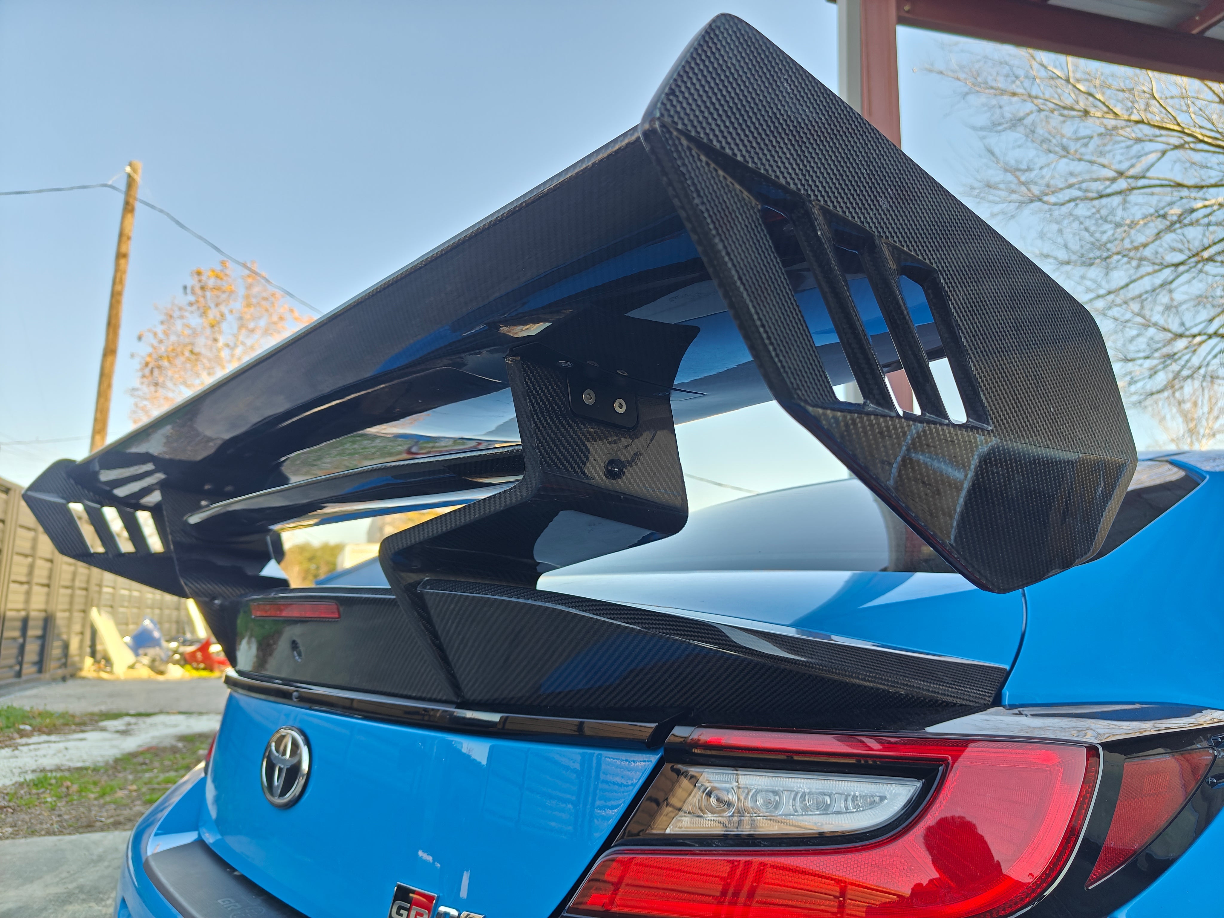 Subaru BRZ ZD8 2022-ON & Toyota GR86 ZN8 2022-ON with Aftermarket Parts - "SHINING" Extreme Rear GT Wing Carbon Fiber / FRP from Robot Craftsman