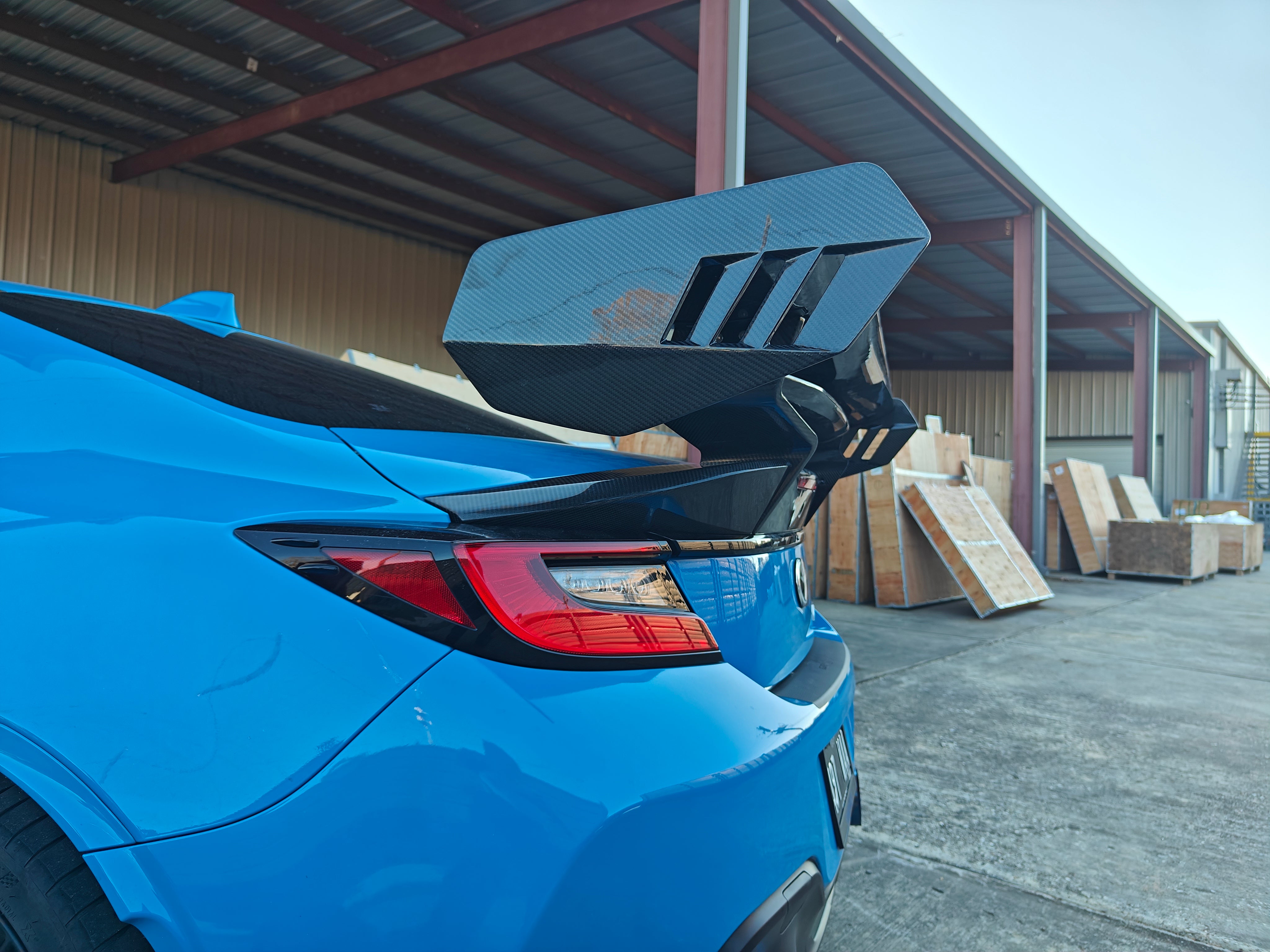 Subaru BRZ ZD8 2022-ON & Toyota GR86 ZN8 2022-ON with Aftermarket Parts - "SHINING" Extreme Rear GT Wing Carbon Fiber / FRP from Robot Craftsman