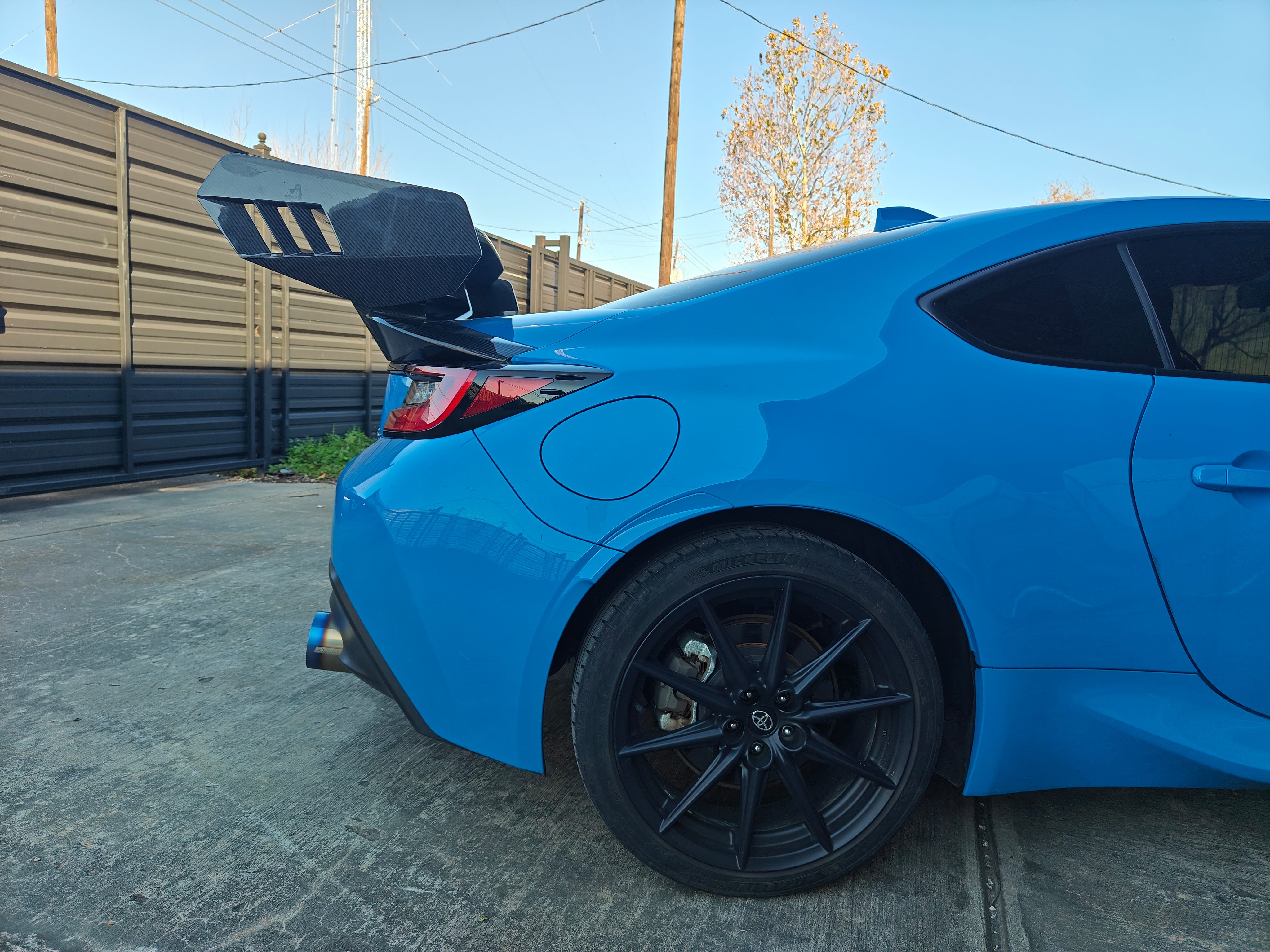 Subaru BRZ ZD8 2022-ON & Toyota GR86 ZN8 2022-ON with Aftermarket Parts - "SHINING" Extreme Rear GT Wing Carbon Fiber / FRP from Robot Craftsman