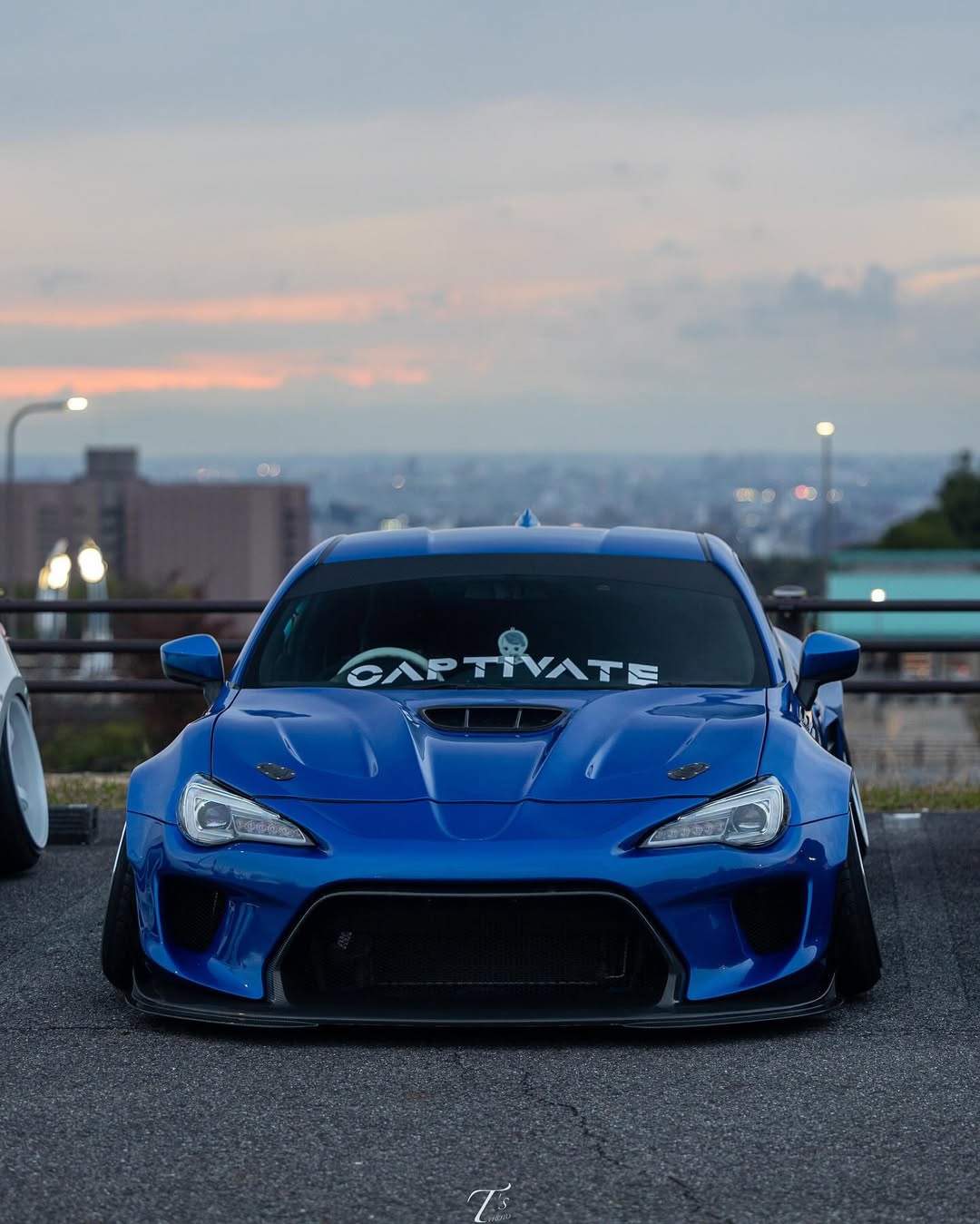 Toyota GT86 86 TRD GT SE Base ZN6 2017 2018 2019 2020 & Scion FR-S FRS ZN6 2013 2014 2015 2016 & BRZ TS Limited Premium ZN6 2013 2014 2015 2016 2017 2018 2019 2020 (compatible with ROBOT widebody kit) with Aftermarket Parts - Front Bumper & Lip Carbon Fiber / FRP from Robot Craftsman