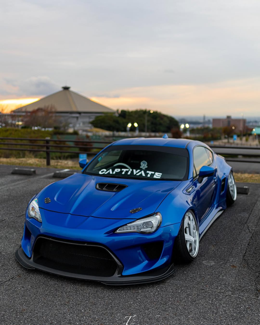 Toyota GT86 86 TRD GT SE Base ZN6 2017 2018 2019 2020 & Scion FR-S FRS ZN6 2013 2014 2015 2016 & BRZ TS Limited Premium ZN6 2013 2014 2015 2016 2017 2018 2019 2020 (compatible with ROBOT widebody kit) with Aftermarket Parts - Front Bumper & Lip Carbon Fiber / FRP from Robot Craftsman