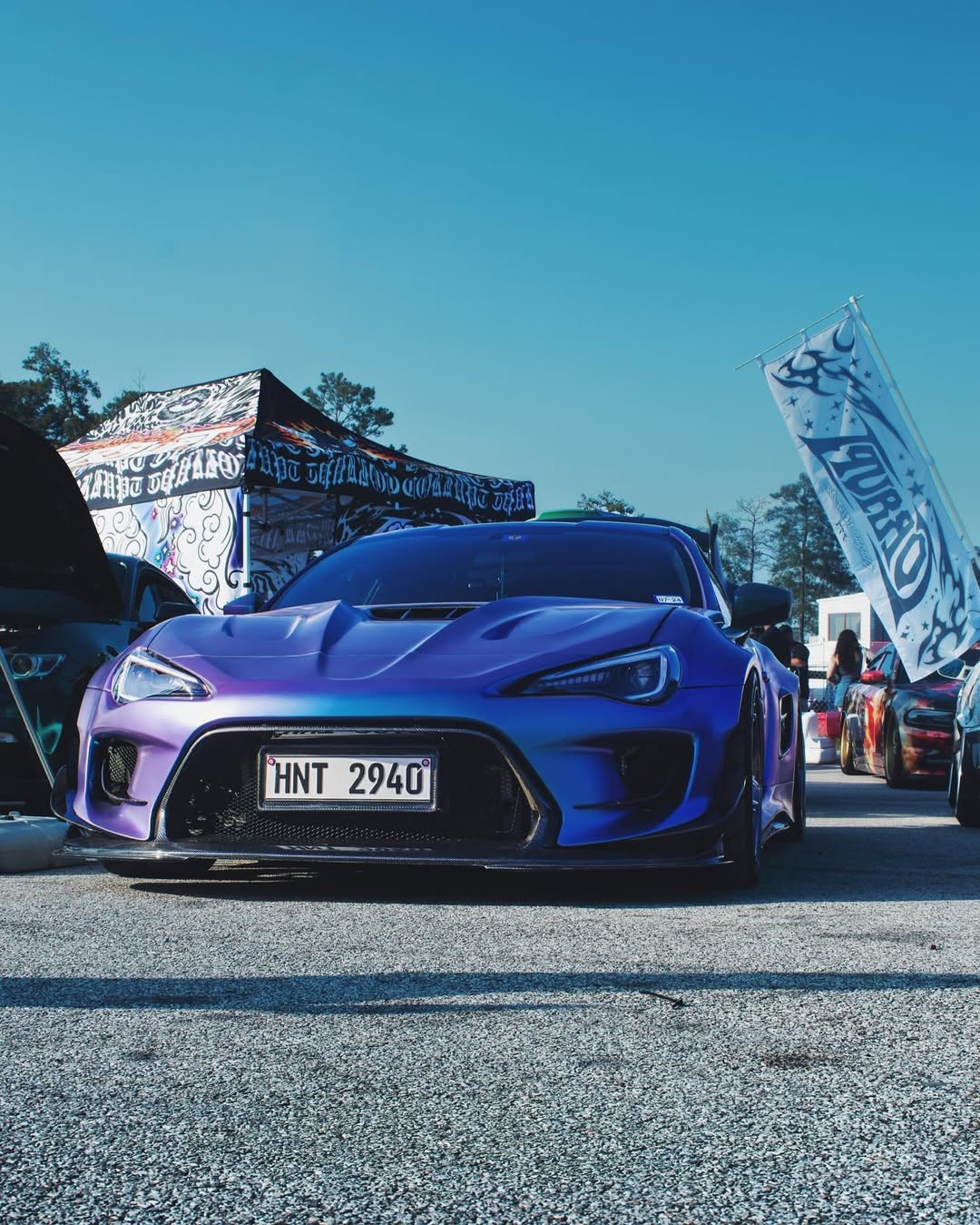 Toyota GT86 86 TRD GT SE Base ZN6 2017 2018 2019 2020 & Scion FR-S FRS ZN6 2013 2014 2015 2016 & BRZ TS Limited Premium ZN6 2013 2014 2015 2016 2017 2018 2019 2020 (compatible with ROBOT widebody kit) with Aftermarket Parts - Front Bumper & Lip Carbon Fiber / FRP from Robot Craftsman