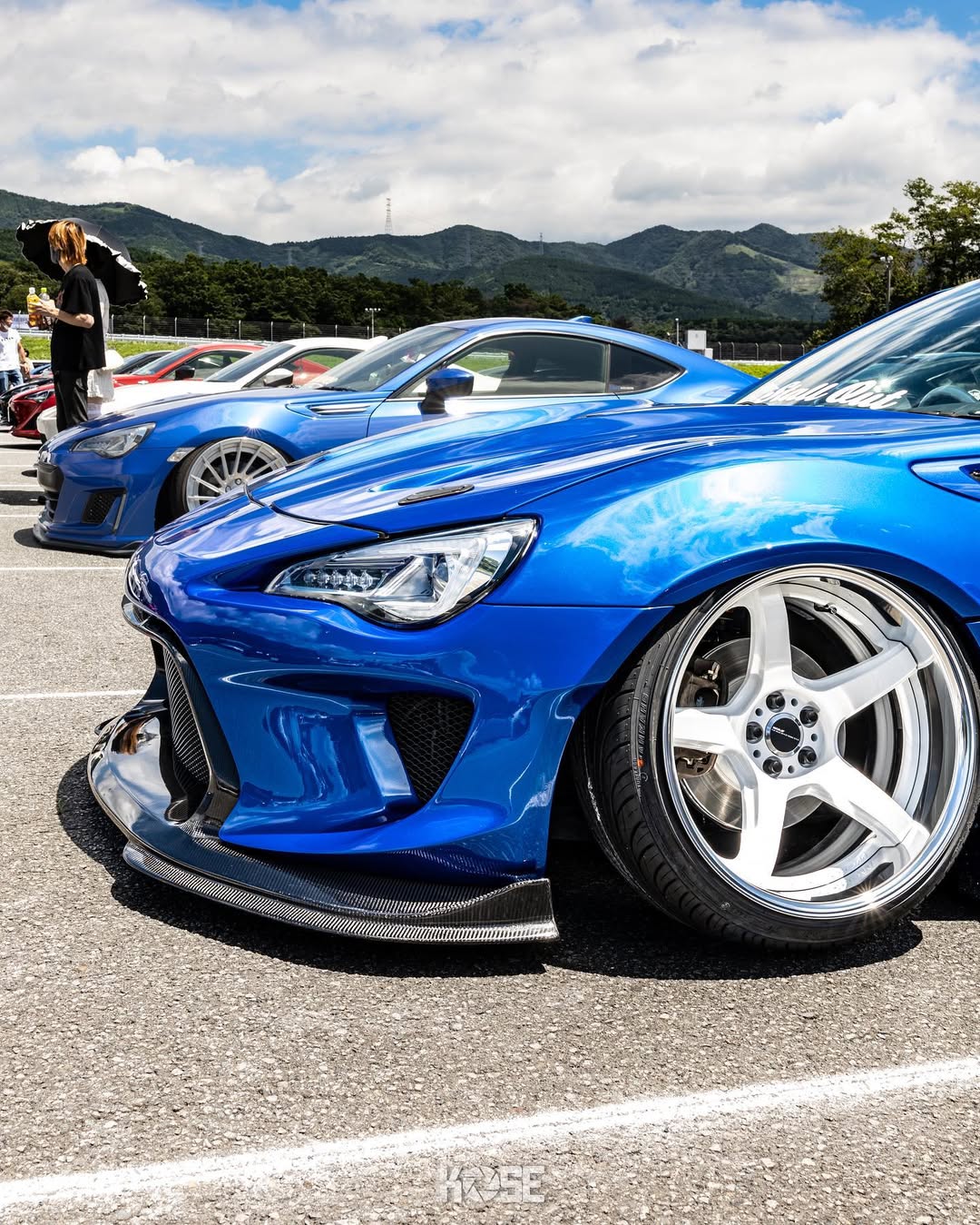 Toyota GT86 86 TRD GT SE Base ZN6 2017 2018 2019 2020 & Scion FR-S FRS ZN6 2013 2014 2015 2016 & BRZ TS Limited Premium ZN6 2013 2014 2015 2016 2017 2018 2019 2020 (compatible with ROBOT widebody kit) with Aftermarket Parts - Front Bumper & Lip Carbon Fiber / FRP from Robot Craftsman