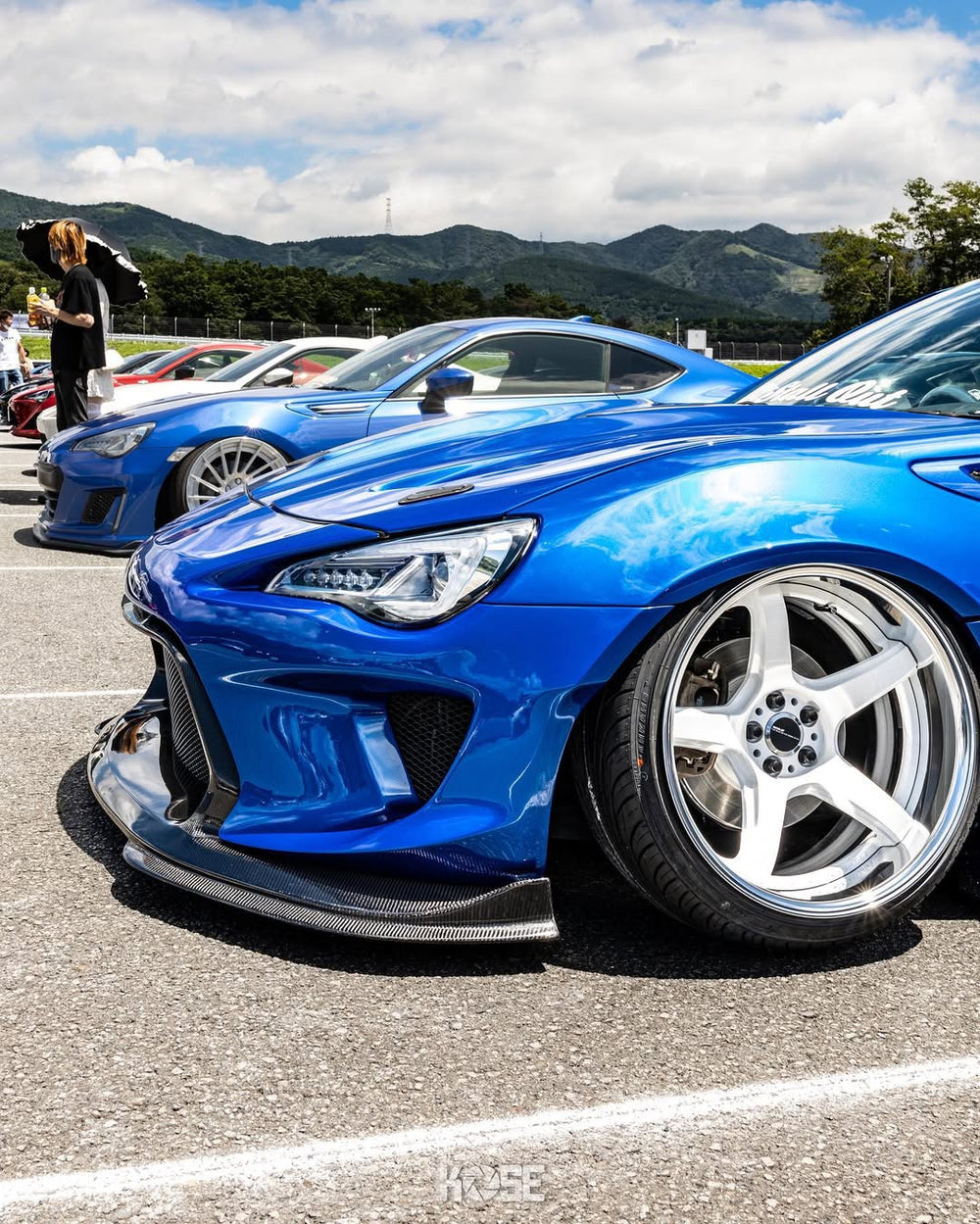 Toyota GT86 86 TRD GT SE Base ZN6 2017 2018 2019 2020 & Scion FR-S FRS ZN6 2013 2014 2015 2016 & BRZ TS Limited Premium ZN6 2013 2014 2015 2016 2017 2018 2019 2020 (compatible with ROBOT widebody kit) with Aftermarket Parts - Front Bumper & Lip Carbon Fiber / FRP from Robot Craftsman