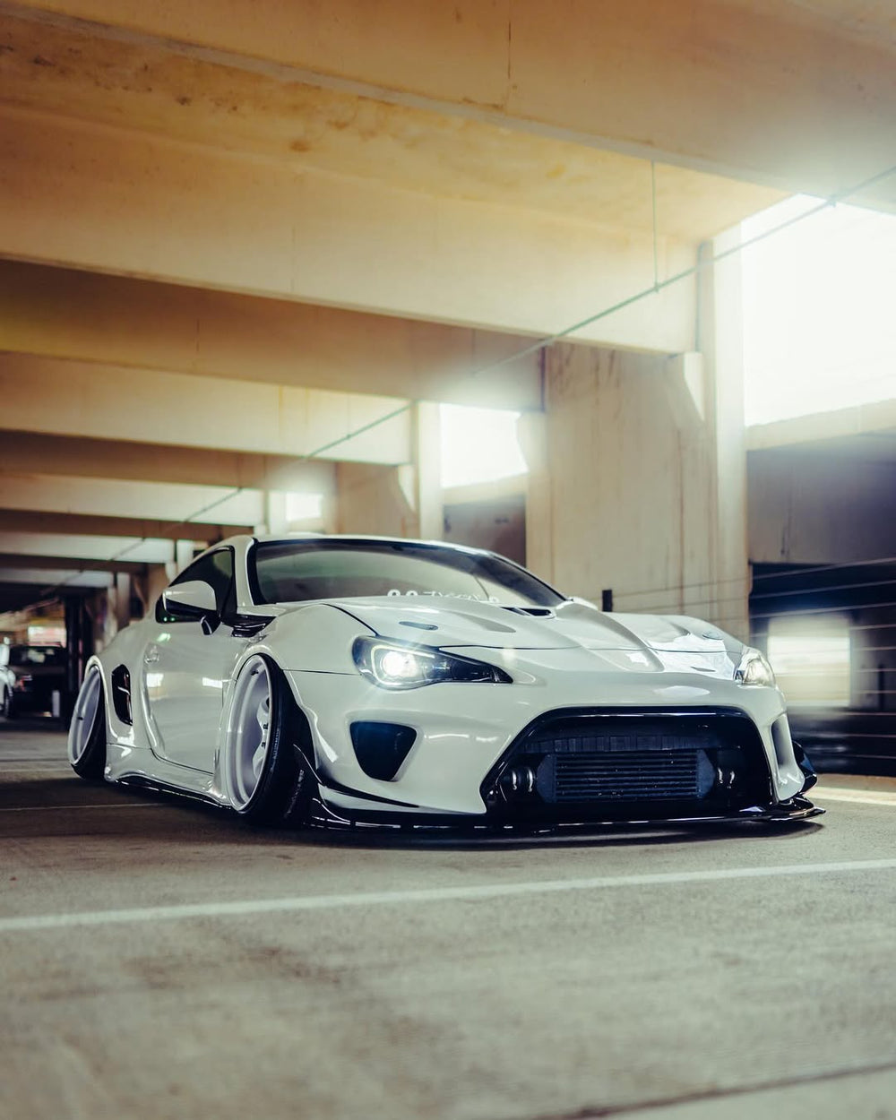 Toyota GT86 86 TRD GT SE Base ZN6 2017 2018 2019 2020 & Scion FR-S FRS ZN6 2013 2014 2015 2016 & BRZ TS Limited Premium ZN6 2013 2014 2015 2016 2017 2018 2019 2020 (compatible with ROBOT widebody kit) with Aftermarket Parts - Front Bumper & Lip Carbon Fiber / FRP from Robot Craftsman