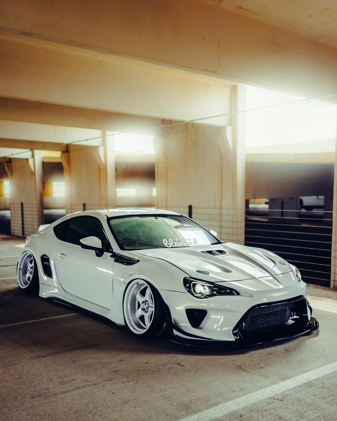 Toyota GT86 86 TRD GT SE Base ZN6 2017 2018 2019 2020 & Scion FR-S FRS ZN6 2013 2014 2015 2016 & BRZ TS Limited Premium ZN6 2013 2014 2015 2016 2017 2018 2019 2020 (compatible with ROBOT widebody kit) with Aftermarket Parts - Front Bumper & Lip Carbon Fiber / FRP from Robot Craftsman