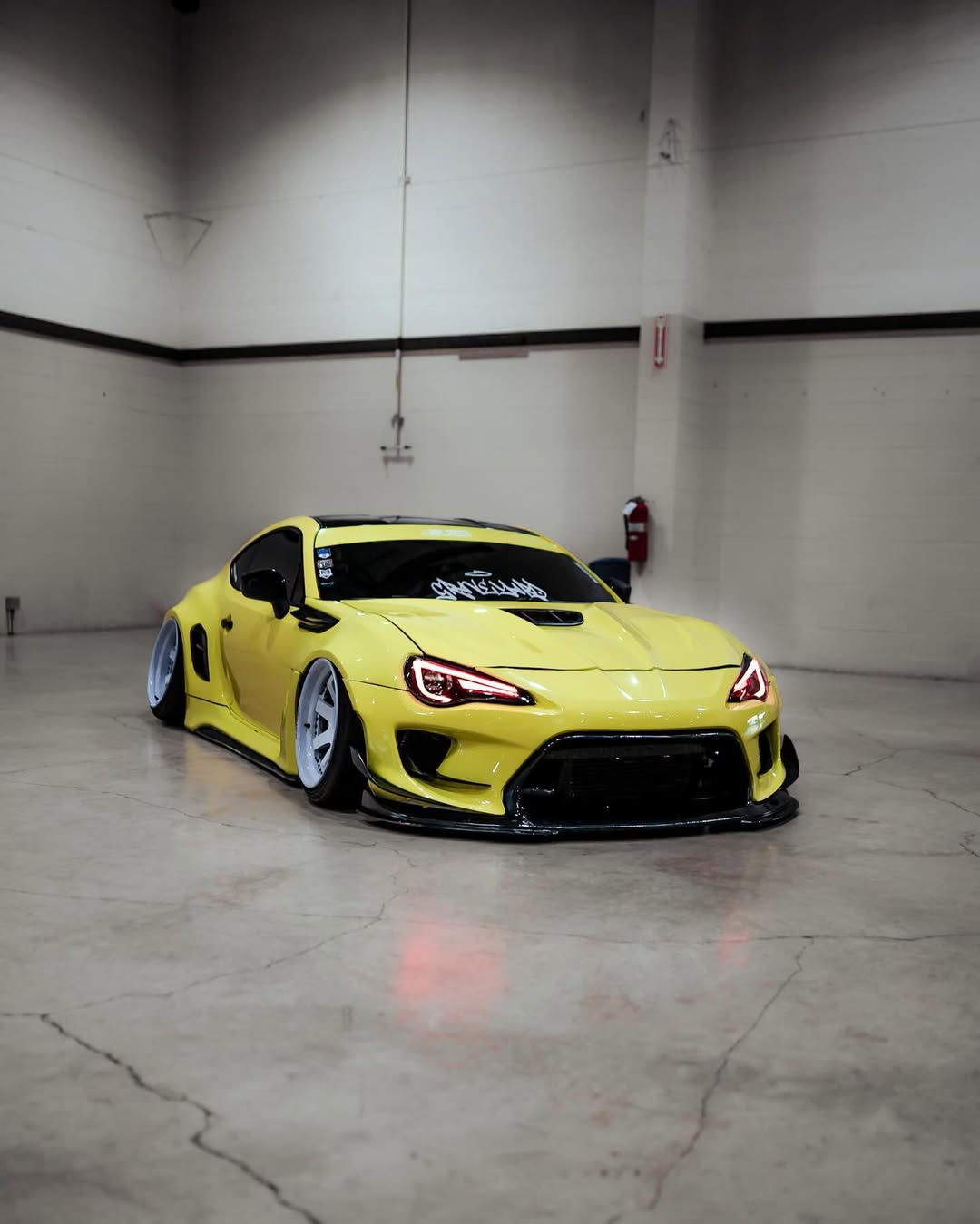 Toyota GT86 86 TRD GT SE Base ZN6 2017 2018 2019 2020 & Scion FR-S FRS ZN6 2013 2014 2015 2016 & BRZ TS Limited Premium ZN6 2013 2014 2015 2016 2017 2018 2019 2020 (compatible with ROBOT widebody kit) with Aftermarket Parts - Front Bumper & Lip Carbon Fiber / FRP from Robot Craftsman