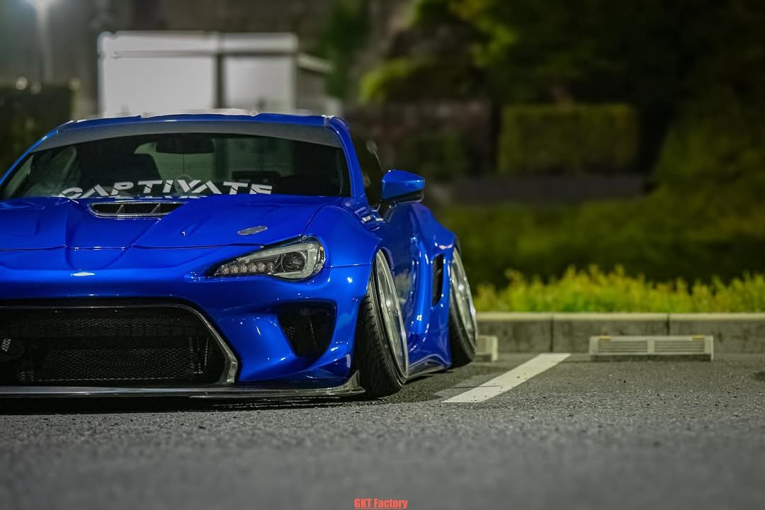 Toyota GT86 86 TRD GT SE Base ZN6 2017 2018 2019 2020 & Scion FR-S FRS ZN6 2013 2014 2015 2016 & BRZ TS Limited Premium ZN6 2013 2014 2015 2016 2017 2018 2019 2020 (compatible with ROBOT widebody kit) with Aftermarket Parts - Front Bumper & Lip Carbon Fiber / FRP from Robot Craftsman