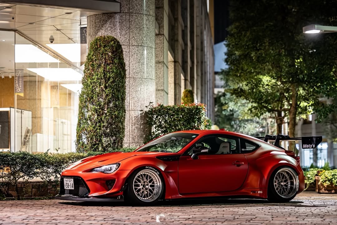 Toyota GT86 86 TRD GT SE Base ZN6 2017 2018 2019 2020 & Scion FR-S FRS ZN6 2013 2014 2015 2016 & BRZ TS Limited Premium ZN6 2013 2014 2015 2016 2017 2018 2019 2020 (compatible with ROBOT widebody kit) with Aftermarket Parts - Front Bumper & Lip Carbon Fiber / FRP from Robot Craftsman