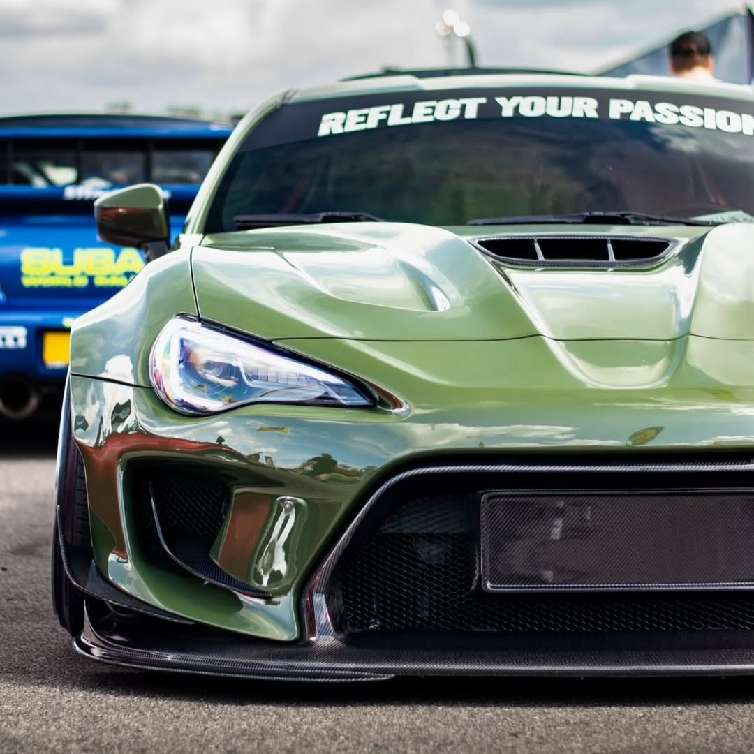 Toyota GT86 86 TRD GT SE Base ZN6 2017 2018 2019 2020 & Scion FR-S FRS ZN6 2013 2014 2015 2016 & BRZ TS Limited Premium ZN6 2013 2014 2015 2016 2017 2018 2019 2020 (compatible with ROBOT widebody kit) with Aftermarket Parts - Front Bumper & Lip Carbon Fiber / FRP from Robot Craftsman