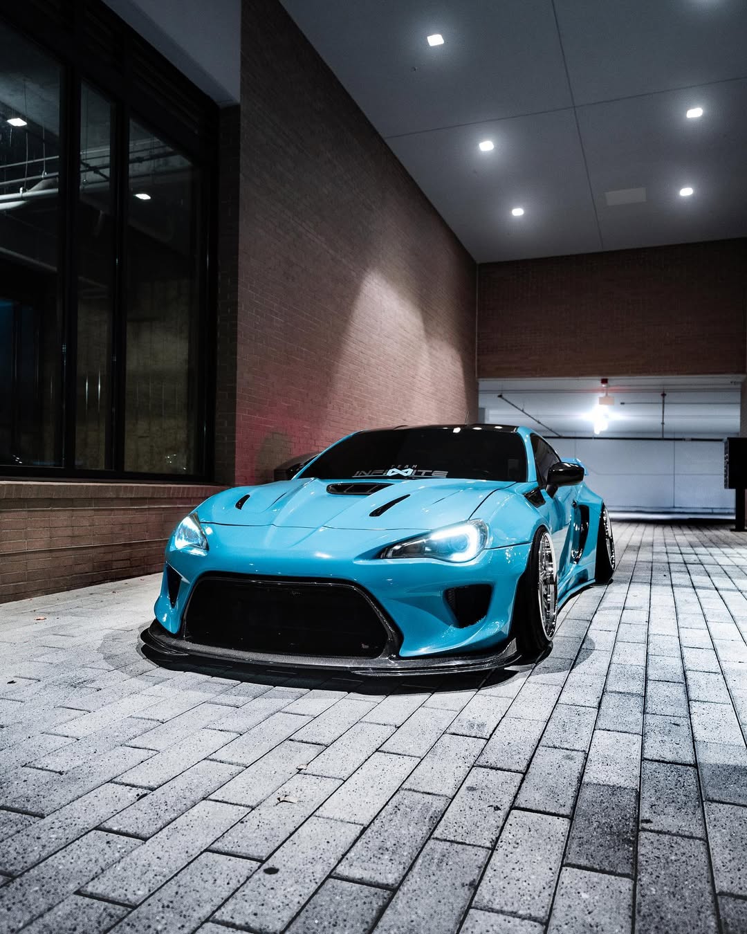 Toyota GT86 86 TRD GT SE Base ZN6 2017 2018 2019 2020 & Scion FR-S FRS ZN6 2013 2014 2015 2016 & BRZ TS Limited Premium ZN6 2013 2014 2015 2016 2017 2018 2019 2020 (compatible with ROBOT widebody kit) with Aftermarket Parts - Hood Bonnet Carbon Fiber / FRP from Robot Craftsman