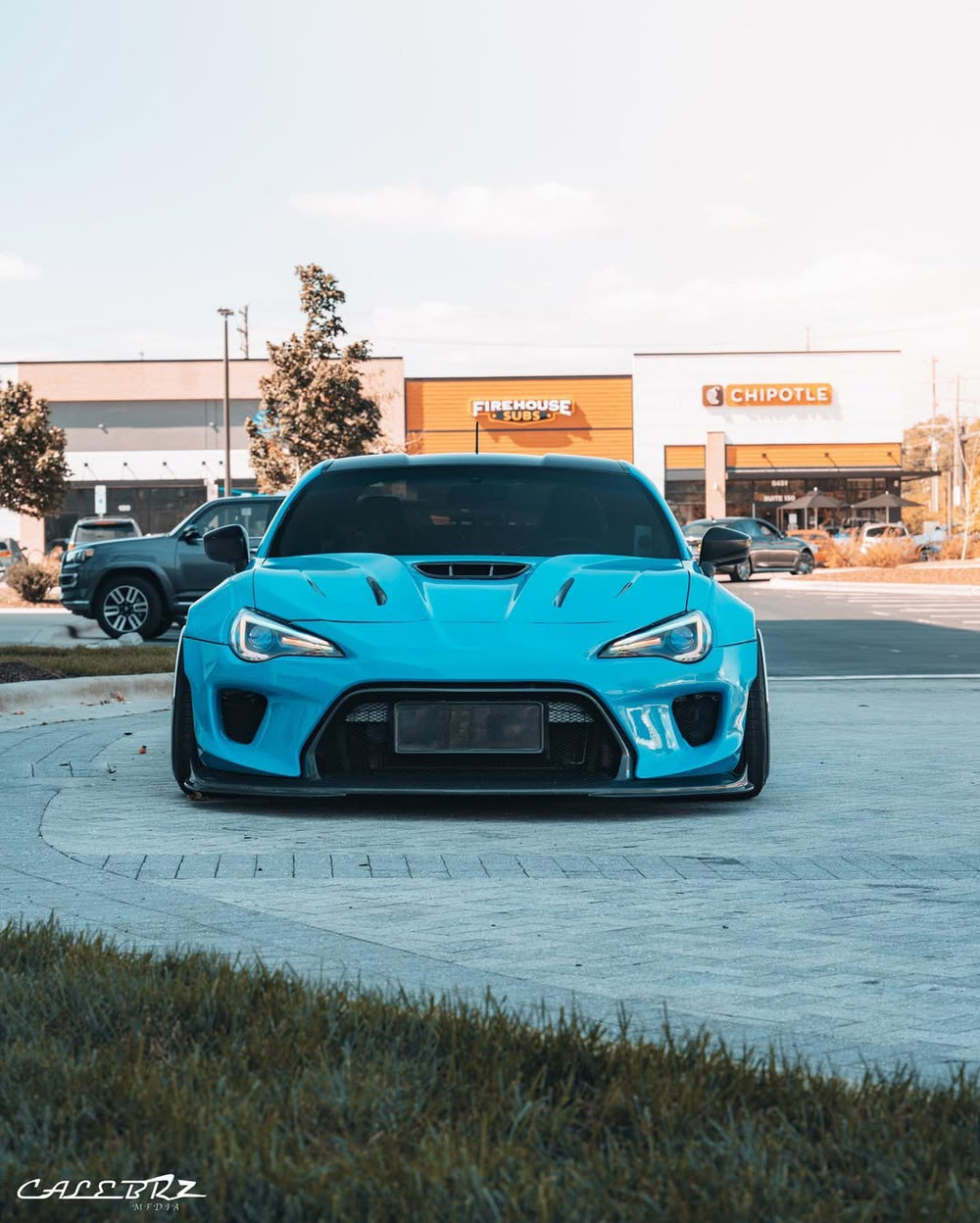Toyota GT86 86 TRD GT SE Base ZN6 2017 2018 2019 2020 & Scion FR-S FRS ZN6 2013 2014 2015 2016 & BRZ TS Limited Premium ZN6 2013 2014 2015 2016 2017 2018 2019 2020 (compatible with ROBOT widebody kit) with Aftermarket Parts - Hood Bonnet Carbon Fiber / FRP from Robot Craftsman