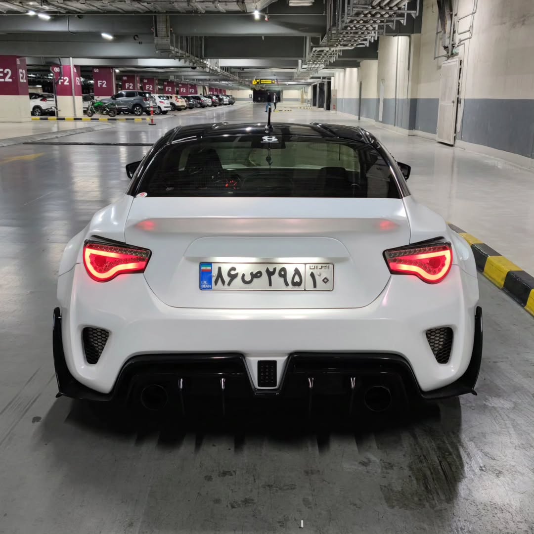 Toyota GT86 86 TRD GT SE Base ZN6 2017 2018 2019 2020 & Scion FR-S FRS ZN6 2013 2014 2015 2016 & BRZ TS Limited Premium ZN6 2013 2014 2015 2016 2017 2018 2019 2020 (compatible with ROBOT widebody kit) with Aftermarket Parts - Rear Bumper & Diffuser Carbon Fiber / FRP from Robot Craftsman