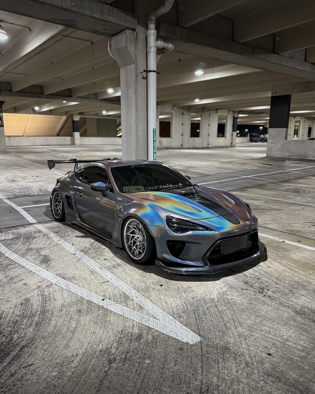 Toyota GT86 86 TRD GT SE Base ZN6 2017 2018 2019 2020 & Scion FR-S FRS ZN6 2013 2014 2015 2016 & BRZ TS Limited Premium ZN6 2013 2014 2015 2016 2017 2018 2019 2020 (compatible with ROBOT widebody kit) with Aftermarket Parts - Replacement Hood Scoop& Hood Bonnet Carbon Fiber / FRP from Robot Craftsman