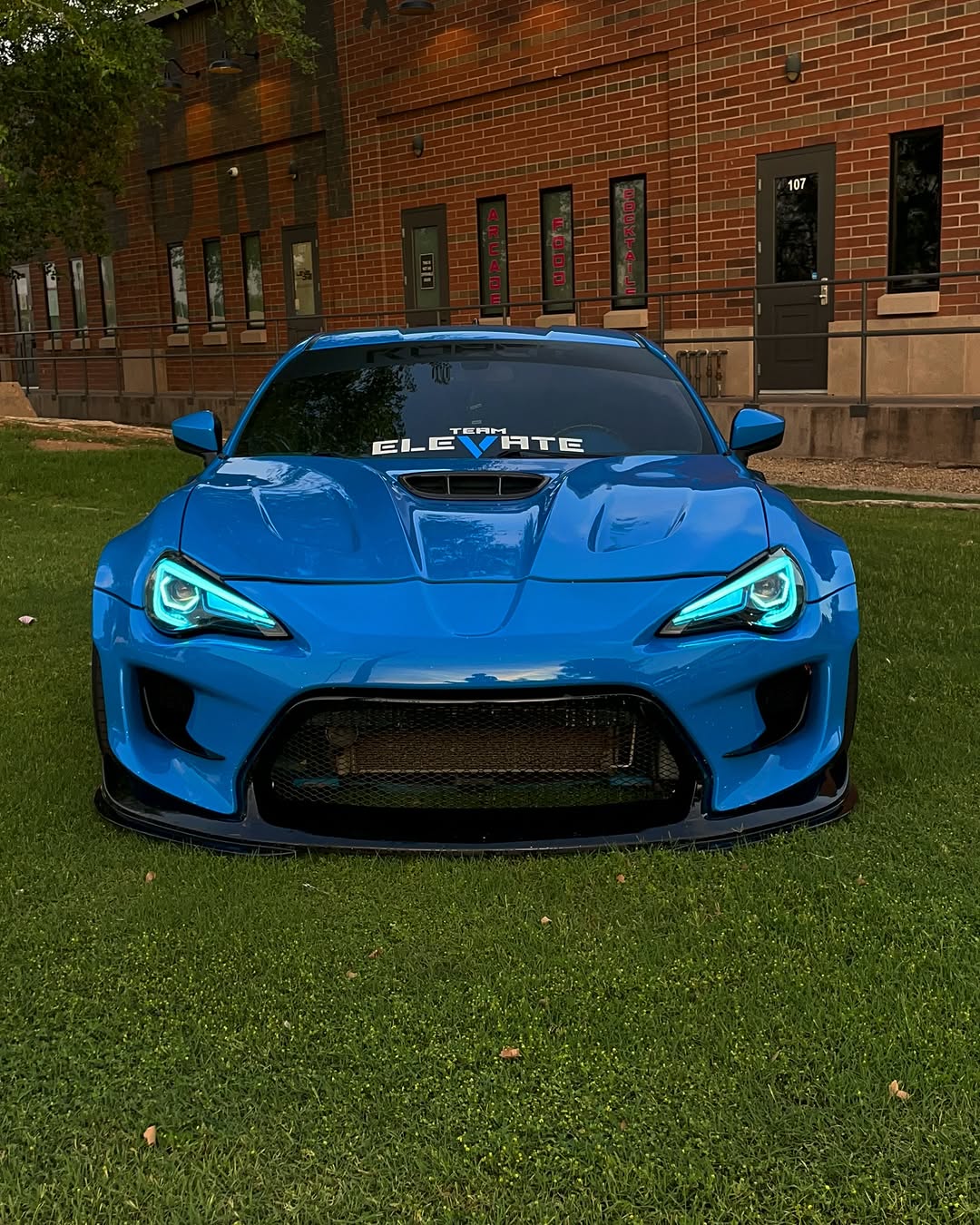 Toyota GT86 86 TRD GT SE Base ZN6 2017 2018 2019 2020 & Scion FR-S FRS ZN6 2013 2014 2015 2016 & BRZ TS Limited Premium ZN6 2013 2014 2015 2016 2017 2018 2019 2020 (compatible with ROBOT widebody kit) with Aftermarket Parts - Replacement Front Lip Only & Front Bumper & Lip Carbon Fiber / FRP from Robot Craftsman