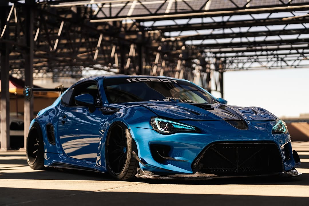 Toyota GT86 86 TRD GT SE Base ZN6 2017 2018 2019 2020 & Scion FR-S FRS ZN6 2013 2014 2015 2016 & BRZ TS Limited Premium ZN6 2013 2014 2015 2016 2017 2018 2019 2020 (compatible with ROBOT widebody kit) with Aftermarket Parts - Replacement Front Lip Only & Front Bumper & Lip Carbon Fiber / FRP from Robot Craftsman