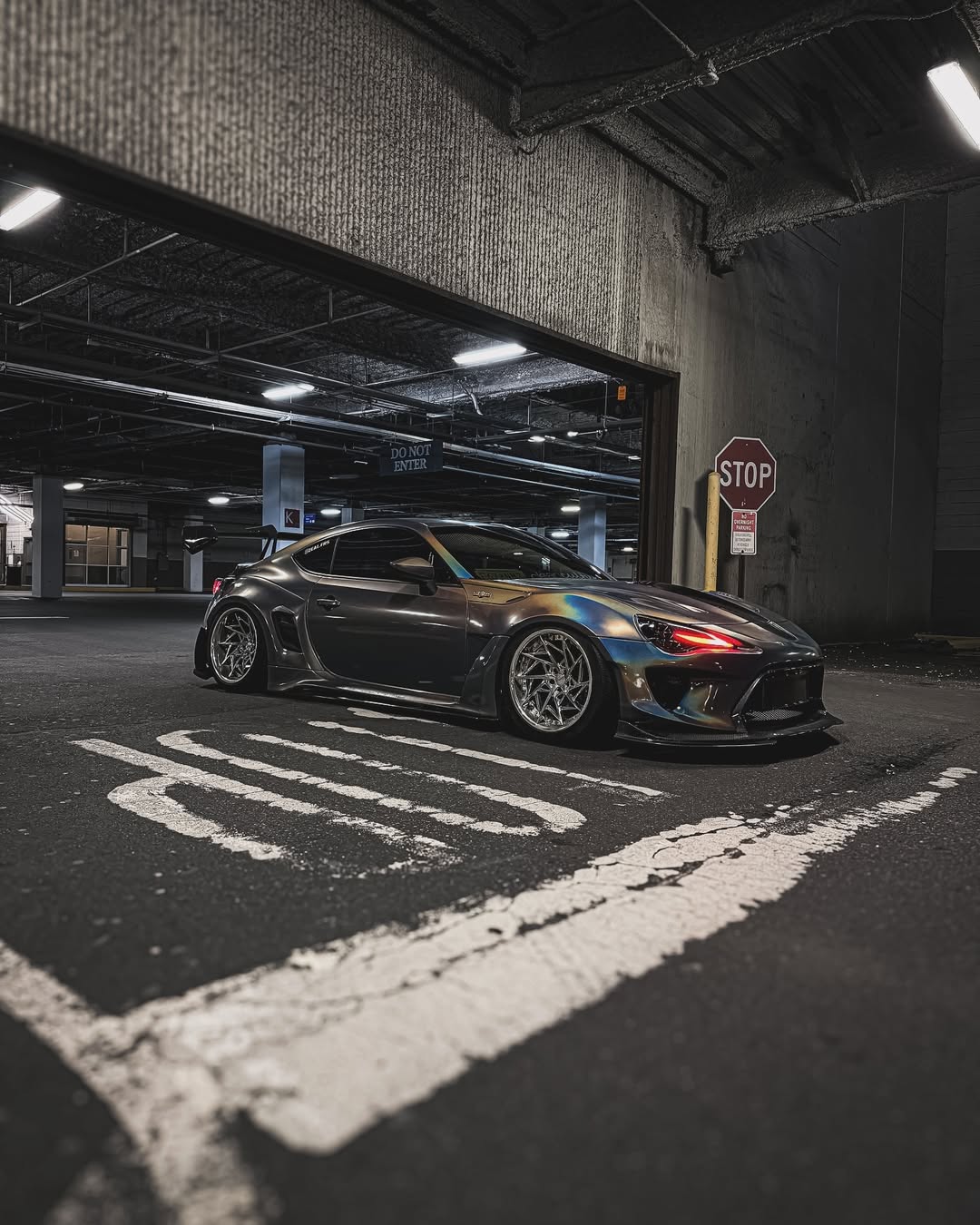 Toyota GT86 86 TRD GT SE Base ZN6 2017 2018 2019 2020 & Scion FR-S FRS ZN6 2013 2014 2015 2016 & BRZ TS Limited Premium ZN6 2013 2014 2015 2016 2017 2018 2019 2020 (compatible with ROBOT widebody kit) with Aftermarket Parts - Front Corner Canards (Pair) & Front Inner Vents Canards (Pair) Carbon Fiber / FRP from Robot Craftsman