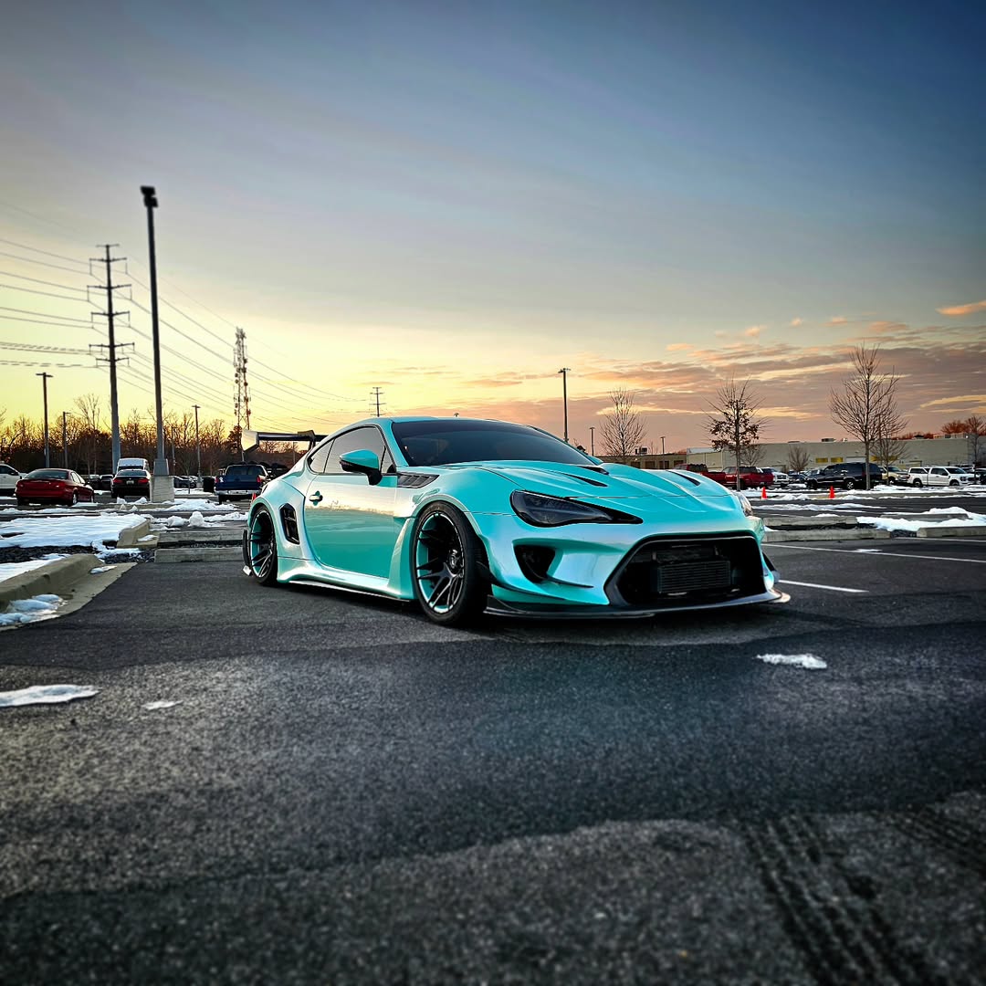 Toyota GT86 86 TRD GT SE Base ZN6 2017 2018 2019 2020 & Scion FR-S FRS ZN6 2013 2014 2015 2016 & BRZ TS Limited Premium ZN6 2013 2014 2015 2016 2017 2018 2019 2020 (compatible with ROBOT widebody kit) with Aftermarket Parts - Replacement Front Lip Only & Front Bumper & Lip Carbon Fiber / FRP from Robot Craftsman