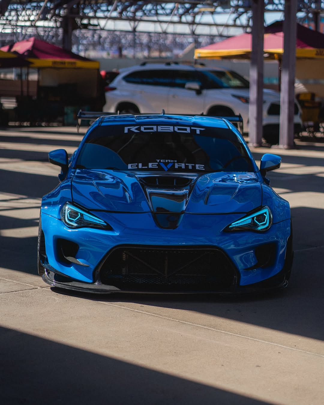 Toyota GT86 86 TRD GT SE Base ZN6 2017 2018 2019 2020 & Scion FR-S FRS ZN6 2013 2014 2015 2016 & BRZ TS Limited Premium ZN6 2013 2014 2015 2016 2017 2018 2019 2020 (compatible with ROBOT widebody kit) with Aftermarket Parts - Replacement Hood Scoop& Hood Bonnet Carbon Fiber / FRP from Robot Craftsman