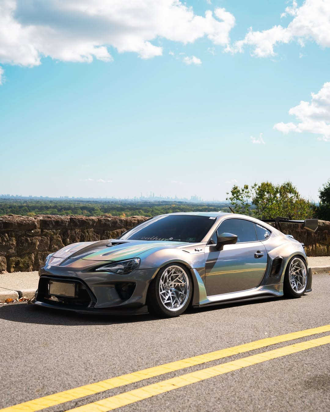 Toyota GT86 86 TRD GT SE Base ZN6 2017 2018 2019 2020 & Scion FR-S FRS ZN6 2013 2014 2015 2016 & BRZ TS Limited Premium ZN6 2013 2014 2015 2016 2017 2018 2019 2020 (compatible with ROBOT widebody kit) with Aftermarket Parts - Front Corner Canards (Pair) & Front Inner Vents Canards (Pair) Carbon Fiber / FRP from Robot Craftsman