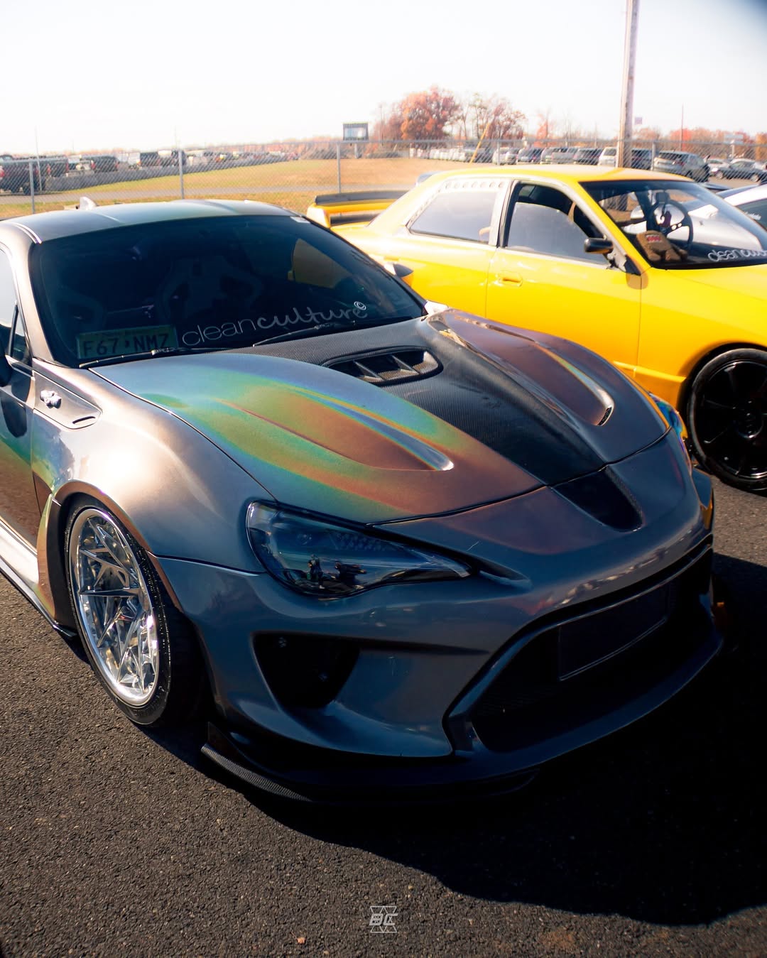 Toyota GT86 86 TRD GT SE Base ZN6 2017 2018 2019 2020 & Scion FR-S FRS ZN6 2013 2014 2015 2016 & BRZ TS Limited Premium ZN6 2013 2014 2015 2016 2017 2018 2019 2020 (compatible with ROBOT widebody kit) with Aftermarket Parts - Replacement Hood Scoop& Hood Bonnet Carbon Fiber / FRP from Robot Craftsman