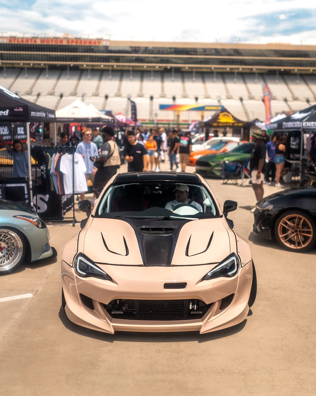 Toyota GT86 86 TRD GT SE Base ZN6 2017 2018 2019 2020 & Scion FR-S FRS ZN6 2013 2014 2015 2016 & BRZ TS Limited Premium ZN6 2013 2014 2015 2016 2017 2018 2019 2020 (compatible with ROBOT widebody kit) with Aftermarket Parts - Hood Bonnet Carbon Fiber / FRP from Robot Craftsman