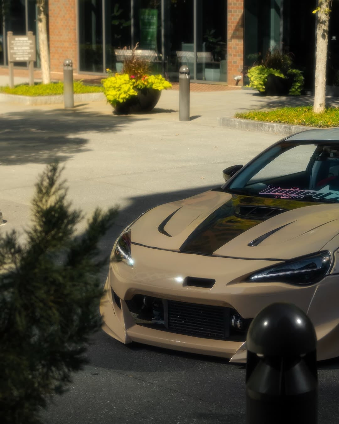 Toyota GT86 86 TRD GT SE Base ZN6 2017 2018 2019 2020 & Scion FR-S FRS ZN6 2013 2014 2015 2016 & BRZ TS Limited Premium ZN6 2013 2014 2015 2016 2017 2018 2019 2020 (compatible with ROBOT widebody kit) with Aftermarket Parts - Hood Bonnet Carbon Fiber / FRP from Robot Craftsman