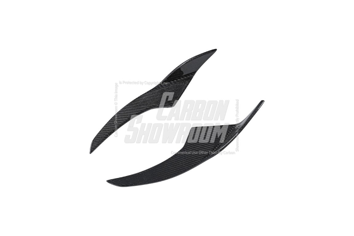 Toyota GT86 86 TRD GT SE Base ZN6 2017 2018 2019 2020 & Scion FR-S FRS ZN6 2013 2014 2015 2016 & BRZ TS Limited Premium ZN6 2013 2014 2015 2016 2017 2018 2019 2020 (compatible with ROBOT widebody kit) with Aftermarket Parts - Front Corner Canards (Pair) & Front Inner Vents Canards (Pair) Carbon Fiber / FRP from Robot Craftsman