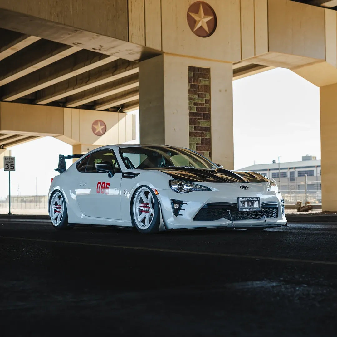 Toyota GT86 86 TRD GT SE Base ZN6 2017 2018 2019 2020 & Scion FR-S FRS ZN6 2013 2014 2015 2016 & BRZ TS Limited Premium ZN6 2013 2014 2015 2016 2017 2018 2019 2020 (compatible with ROBOT widebody kit) with Aftermarket Parts - Hood Bonnet Carbon Fiber / FRP from Robot Craftsman