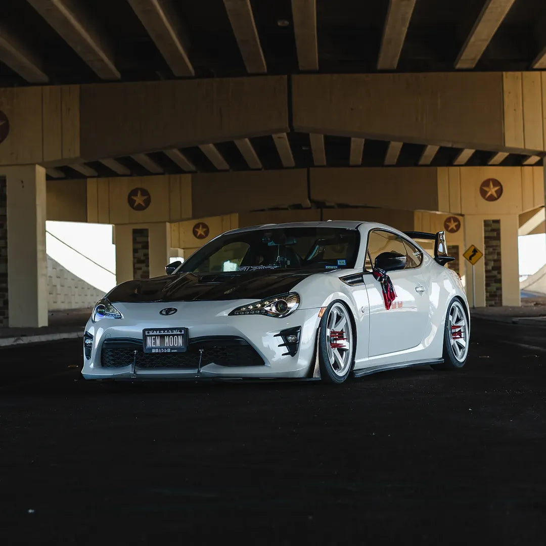 Toyota GT86 86 TRD GT SE Base ZN6 2017 2018 2019 2020 & Scion FR-S FRS ZN6 2013 2014 2015 2016 & BRZ TS Limited Premium ZN6 2013 2014 2015 2016 2017 2018 2019 2020 (compatible with ROBOT widebody kit) with Aftermarket Parts - Hood Bonnet Carbon Fiber / FRP from Robot Craftsman