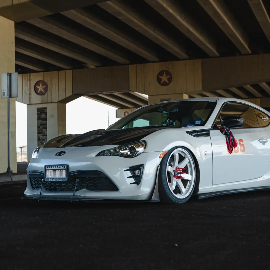 Toyota GT86 86 TRD GT SE Base ZN6 2017 2018 2019 2020 & Scion FR-S FRS ZN6 2013 2014 2015 2016 & BRZ TS Limited Premium ZN6 2013 2014 2015 2016 2017 2018 2019 2020 (compatible with ROBOT widebody kit) with Aftermarket Parts - Hood Bonnet Carbon Fiber / FRP from Robot Craftsman