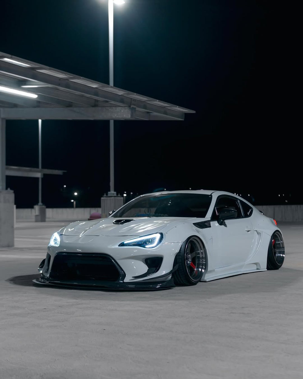 Toyota GT86 86 TRD GT SE Base ZN6 2017 2018 2019 2020 & Scion FR-S FRS ZN6 2013 2014 2015 2016 & BRZ TS Limited Premium ZN6 2013 2014 2015 2016 2017 2018 2019 2020 (compatible with ROBOT widebody kit) with Aftermarket Parts - Hood Bonnet Carbon Fiber / FRP from Robot Craftsman