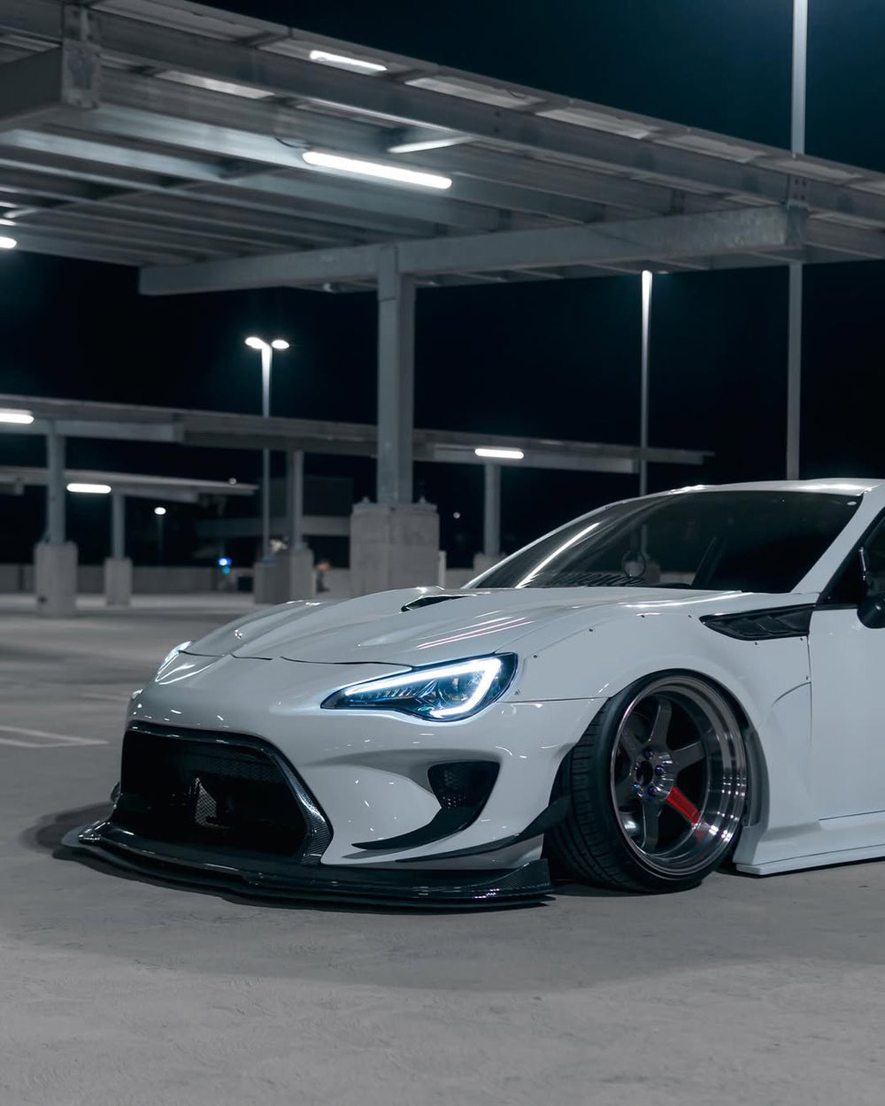 Toyota GT86 86 TRD GT SE Base ZN6 2017 2018 2019 2020 & Scion FR-S FRS ZN6 2013 2014 2015 2016 & BRZ TS Limited Premium ZN6 2013 2014 2015 2016 2017 2018 2019 2020 (compatible with ROBOT widebody kit) with Aftermarket Parts - Hood Bonnet Carbon Fiber / FRP from Robot Craftsman