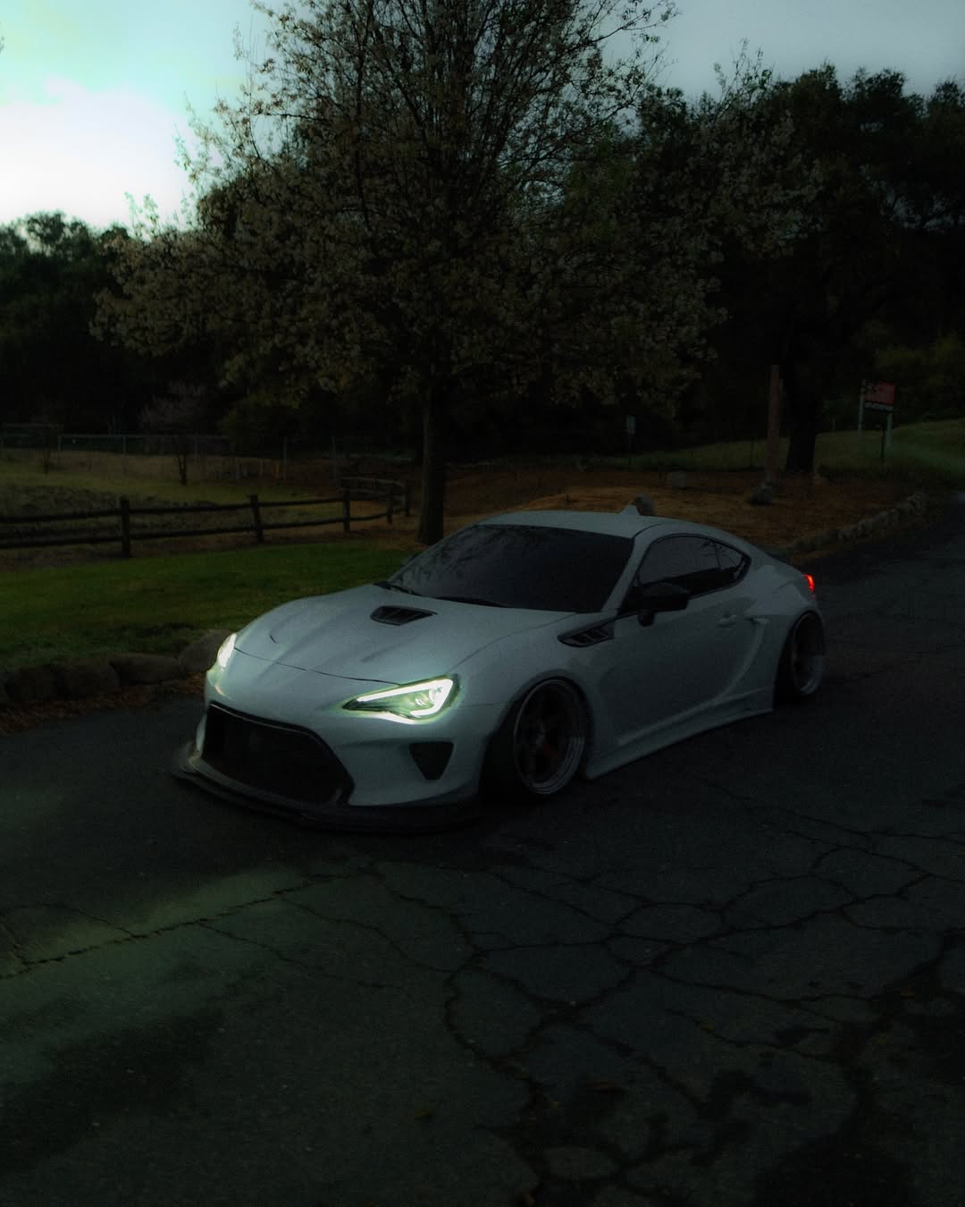 Toyota GT86 86 TRD GT SE Base ZN6 2017 2018 2019 2020 & Scion FR-S FRS ZN6 2013 2014 2015 2016 & BRZ TS Limited Premium ZN6 2013 2014 2015 2016 2017 2018 2019 2020 (compatible with ROBOT widebody kit) with Aftermarket Parts - Hood Bonnet Carbon Fiber / FRP from Robot Craftsman