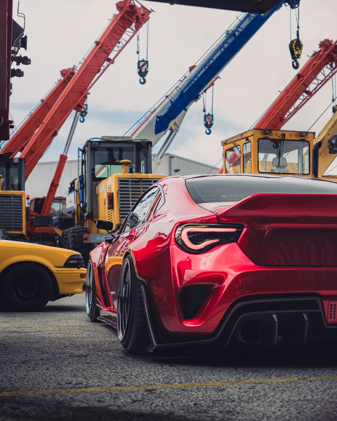 Toyota GT86 86 TRD GT SE Base ZN6 2017 2018 2019 2020 & Scion FR-S FRS ZN6 2013 2014 2015 2016 & BRZ TS Limited Premium ZN6 2013 2014 2015 2016 2017 2018 2019 2020 (compatible with ROBOT widebody kit) with Aftermarket Parts - Rear Bumper & Diffuser Carbon Fiber / FRP from Robot Craftsman