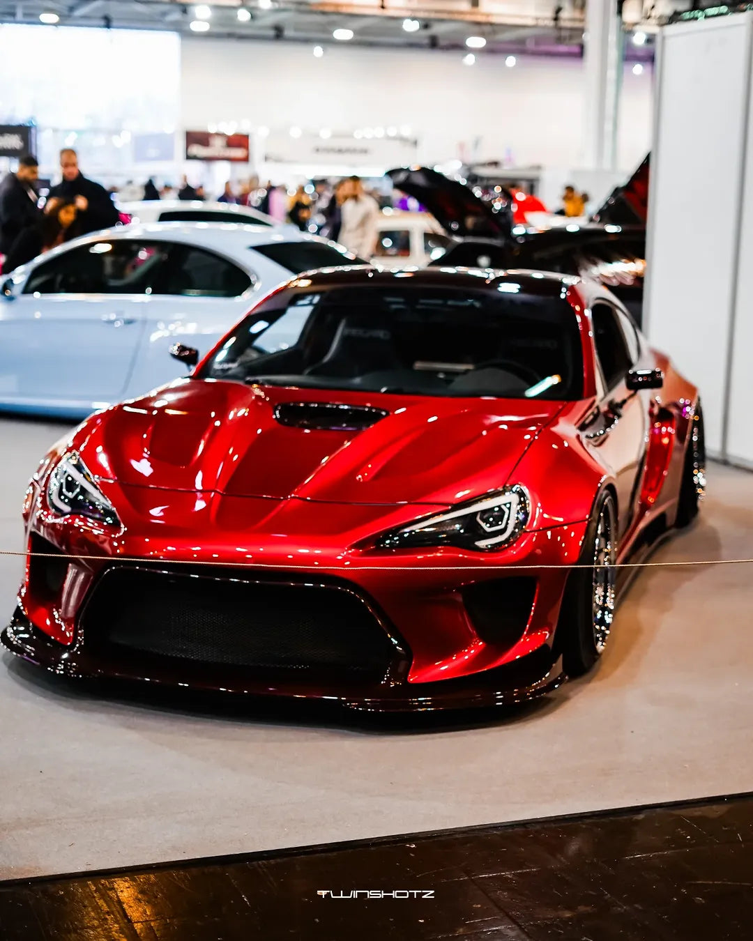 Toyota GT86 86 TRD GT SE Base ZN6 2017 2018 2019 2020 & Scion FR-S FRS ZN6 2013 2014 2015 2016 & BRZ TS Limited Premium ZN6 2013 2014 2015 2016 2017 2018 2019 2020 (compatible with ROBOT widebody kit) with Aftermarket Parts - Replacement Front Lip Only & Front Bumper & Lip Carbon Fiber / FRP from Robot Craftsman