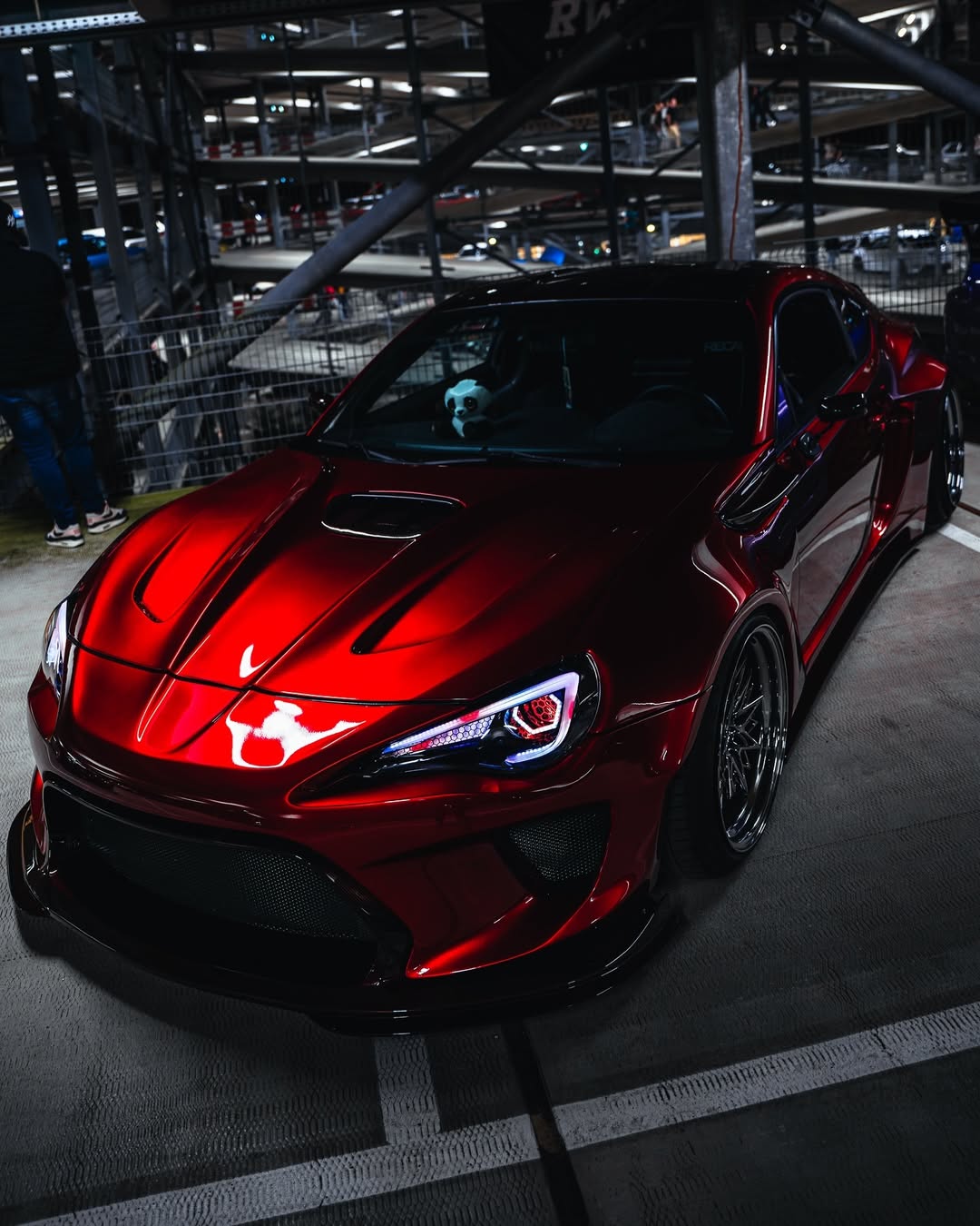 Toyota GT86 86 TRD GT SE Base ZN6 2017 2018 2019 2020 & Scion FR-S FRS ZN6 2013 2014 2015 2016 & BRZ TS Limited Premium ZN6 2013 2014 2015 2016 2017 2018 2019 2020 (compatible with ROBOT widebody kit) with Aftermarket Parts - Replacement Front Lip Only & Front Bumper & Lip Carbon Fiber / FRP from Robot Craftsman