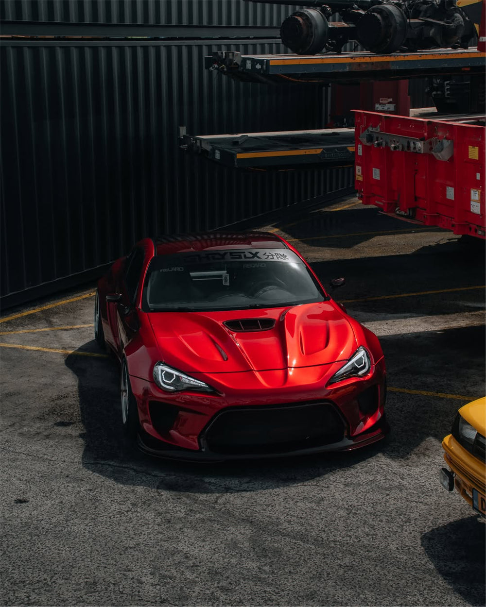 Toyota GT86 86 TRD GT SE Base ZN6 2017 2018 2019 2020 & Scion FR-S FRS ZN6 2013 2014 2015 2016 & BRZ TS Limited Premium ZN6 2013 2014 2015 2016 2017 2018 2019 2020 (compatible with ROBOT widebody kit) with Aftermarket Parts - Replacement Front Lip Only & Front Bumper & Lip Carbon Fiber / FRP from Robot Craftsman