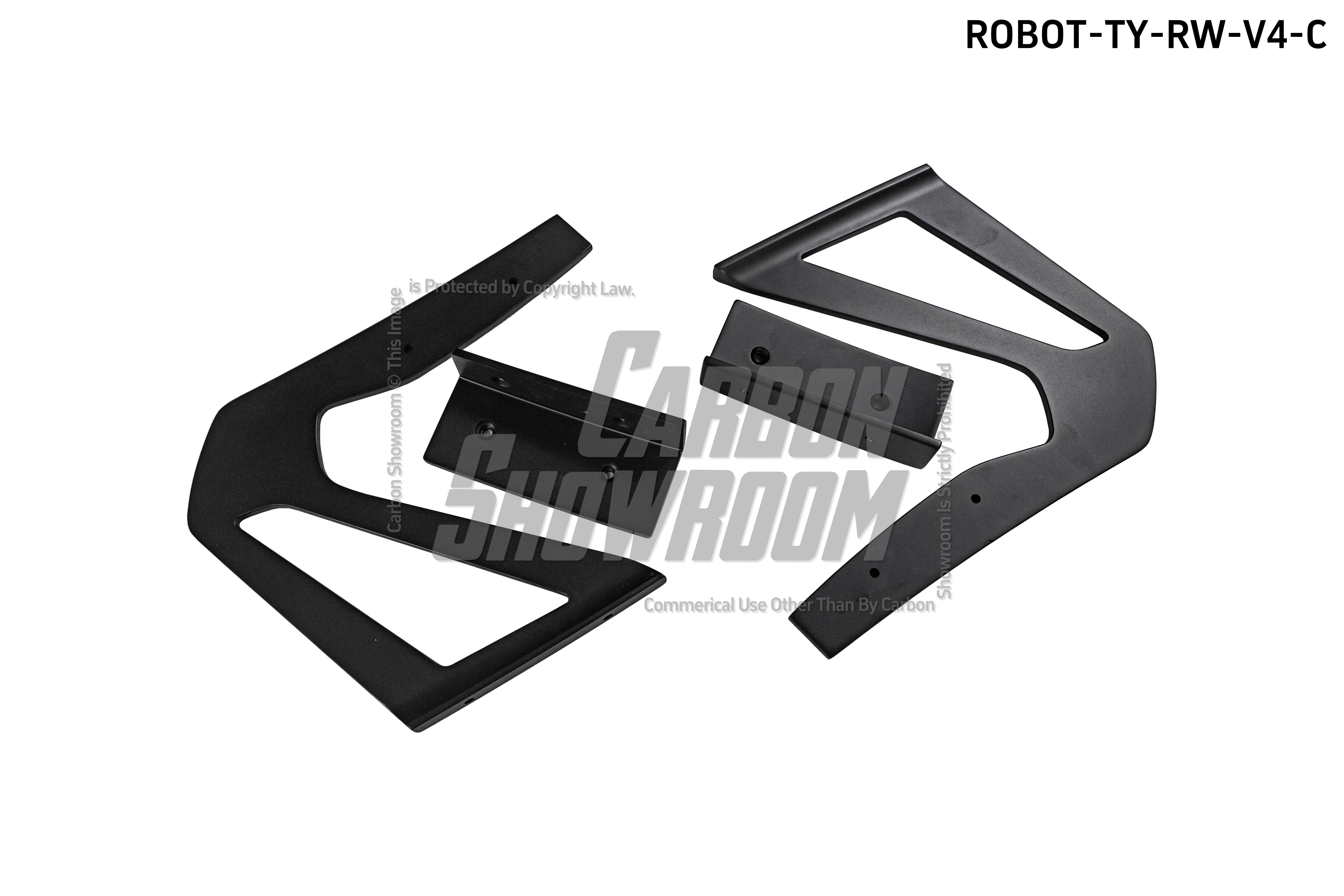 Toyota GT86 86 TRD GT SE Base ZN6 2017 2018 2019 2020 & Scion FR-S FRS ZN6 2013 2014 2015 2016 & BRZ TS Limited Premium ZN6 2013 2014 2015 2016 2017 2018 2019 2020 with Aftermarket Parts - Swan Neck Hammer GT Wing Carbon Fiber / FRP from Robot Craftsman