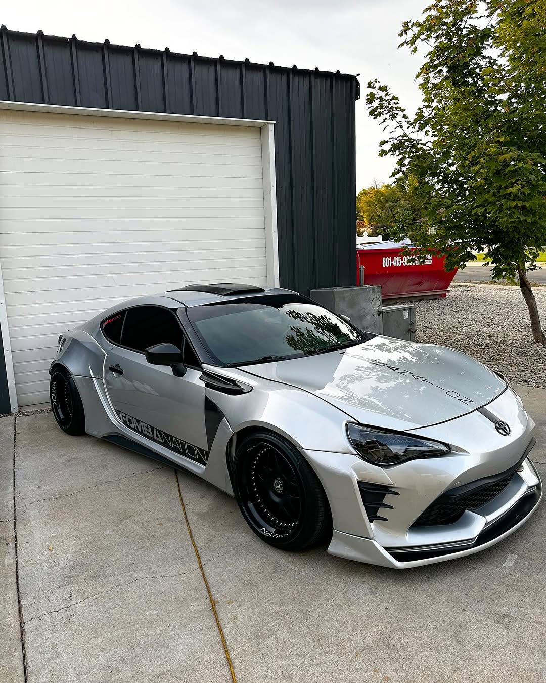 Toyota GT86 86 TRD GT SE Base ZN6 2017 2018 2019 2020 & Scion FR-S FRS ZN6 2013 2014 2015 2016 & Subaru BRZ TS Limited Premium ZN6 2013 2014 2015 2016 2017 2018 2019 2020 with Aftermarket Parts - SHINNING Roof Scoop Carbon Fiber / FRP from Robot Craftsman