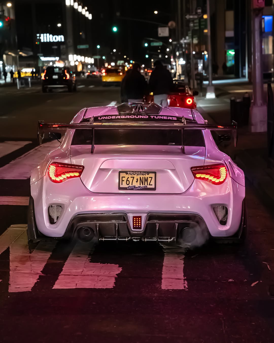 Toyota GT86 86 TRD GT SE Base ZN6 2017 2018 2019 2020 & Scion FR-S FRS ZN6 2013 2014 2015 2016 & Subaru BRZ TS Limited Premium ZN6 2013 2014 2015 2016 2017 2018 2019 2020 with Aftermarket Parts - SHINNING Roof Scoop Carbon Fiber / FRP from Robot Craftsman