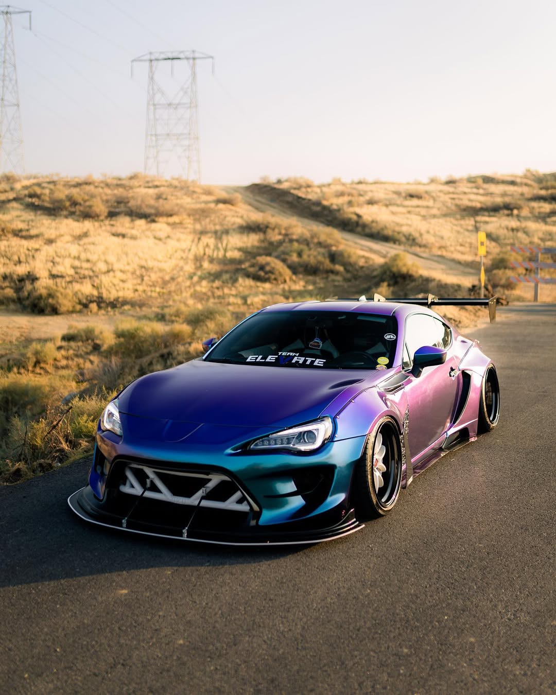 Toyota GT86 86 TRD GT SE Base ZN6 2017 2018 2019 2020 & Scion FR-S FRS ZN6 2013 2014 2015 2016 & BRZ TS Limited Premium ZN6 2013 2014 2015 2016 2017 2018 2019 2020 (compatible with ROBOT widebody kit) with Aftermarket Parts - Front Bumper & Lip Carbon Fiber / FRP from Robot Craftsman