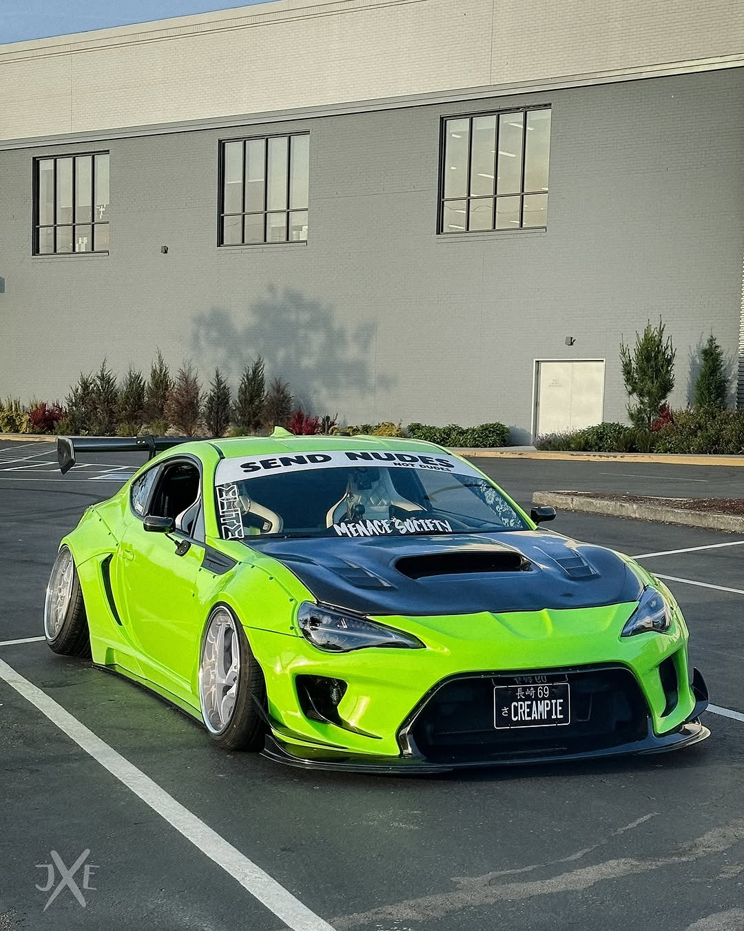 Toyota GT86 86 TRD GT SE Base ZN6 2017 2018 2019 2020 & Scion FR-S FRS ZN6 2013 2014 2015 2016 & BRZ TS Limited Premium ZN6 2013 2014 2015 2016 2017 2018 2019 2020 (compatible with ROBOT widebody kit) with Aftermarket Parts - Front Bumper & Lip Carbon Fiber / FRP from Robot Craftsman