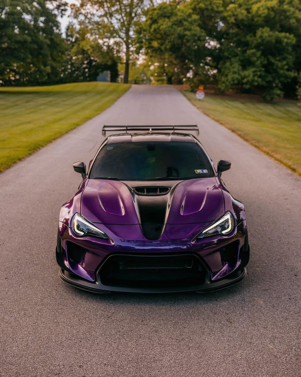 Toyota GT86 86 TRD GT SE Base ZN6 2017 2018 2019 2020 & Scion FR-S FRS ZN6 2013 2014 2015 2016 & BRZ TS Limited Premium ZN6 2013 2014 2015 2016 2017 2018 2019 2020 (compatible with ROBOT widebody kit) with Aftermarket Parts - Front Bumper & Lip Carbon Fiber / FRP from Robot Craftsman