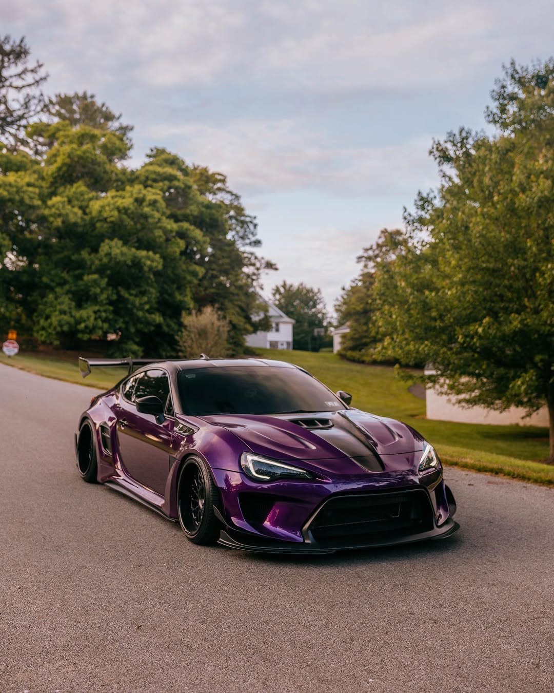 Toyota GT86 86 TRD GT SE Base ZN6 2017 2018 2019 2020 & Scion FR-S FRS ZN6 2013 2014 2015 2016 & BRZ TS Limited Premium ZN6 2013 2014 2015 2016 2017 2018 2019 2020 (compatible with ROBOT widebody kit) with Aftermarket Parts - Front Bumper & Lip Carbon Fiber / FRP from Robot Craftsman