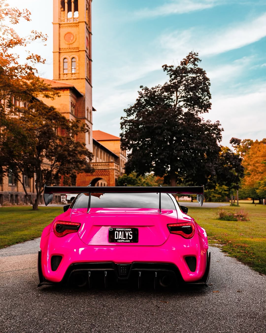 Toyota GT86 86 TRD GT SE Base ZN6 2017 2018 2019 2020 & Scion FR-S FRS ZN6 2013 2014 2015 2016 & BRZ TS Limited Premium ZN6 2013 2014 2015 2016 2017 2018 2019 2020 with Aftermarket Parts - Swan Neck Hammer GT Wing Carbon Fiber / FRP from Robot Craftsman