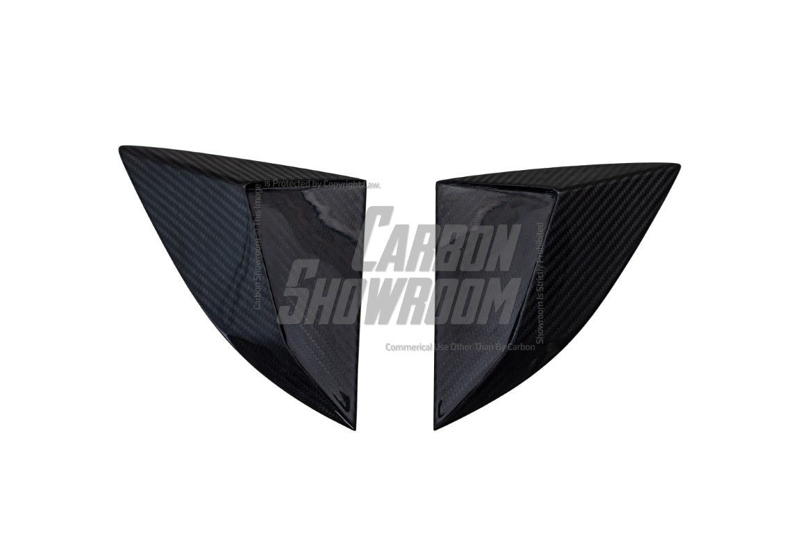 Toyota Supra MK5 A90 A91 3.0 2.0 2020 2021 2022 2023 2024 with Aftermarket Parts - Hyperion Side Window Louver Trim Carbon Fiber / FRP from Robot Craftsman